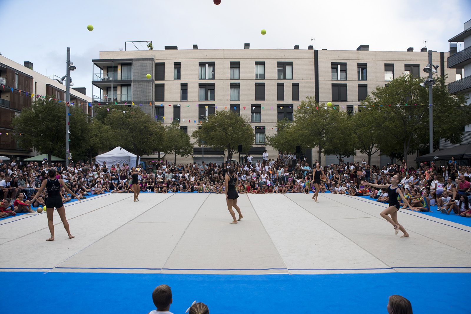 Exhibició de Gimnàstica rítmica. FOTO: Bernat Millet.