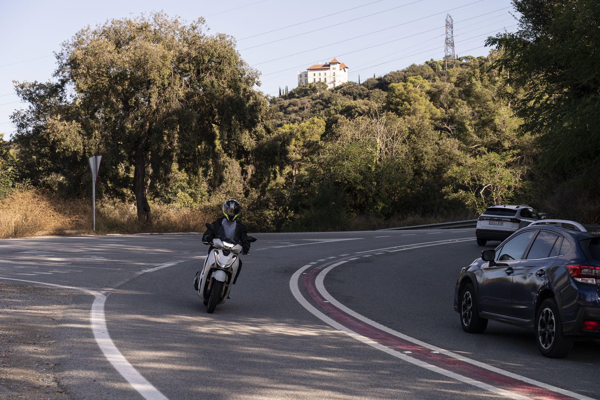 La carretera de l'Arrabassada FOTO: Mireia Comas (TOT Sant Cugat)