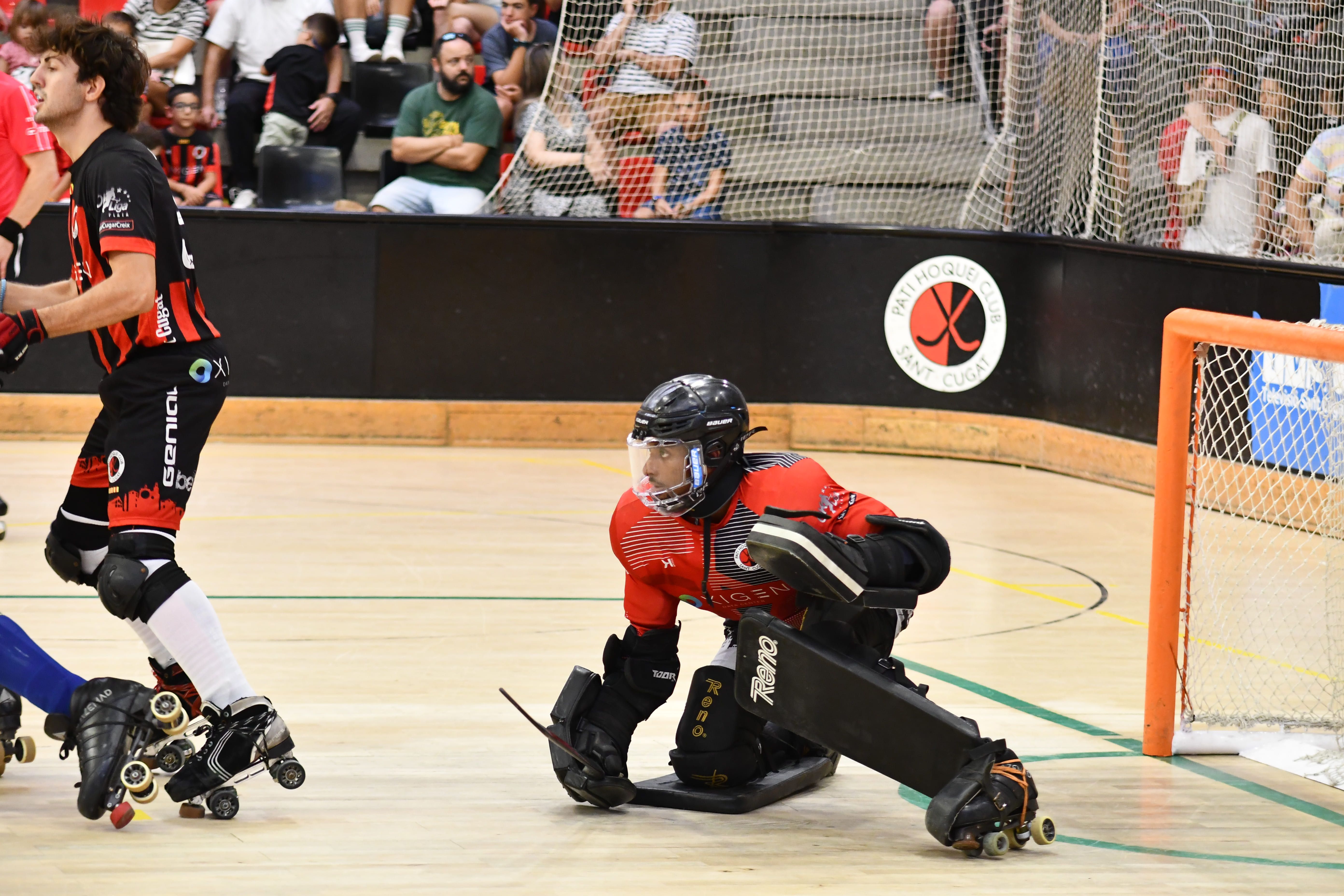 El Patí Hoquei Club Sant Cugat en la Lliga Catalana Plata. FOTO: Marc Corominas