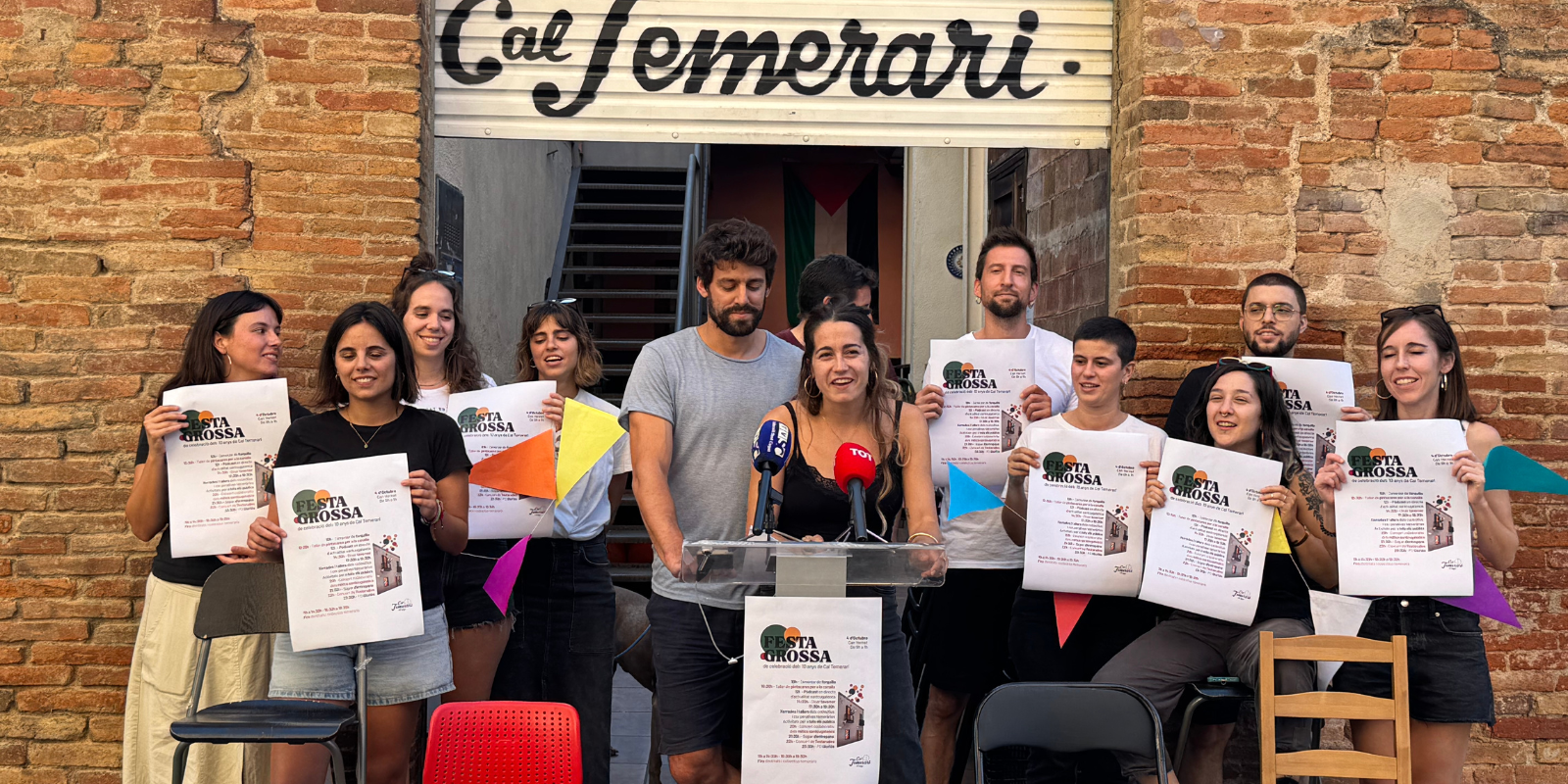 Cal Temerari ha presentat els actes de la Festa Grossa. FOTO: TOT Sant Cugat