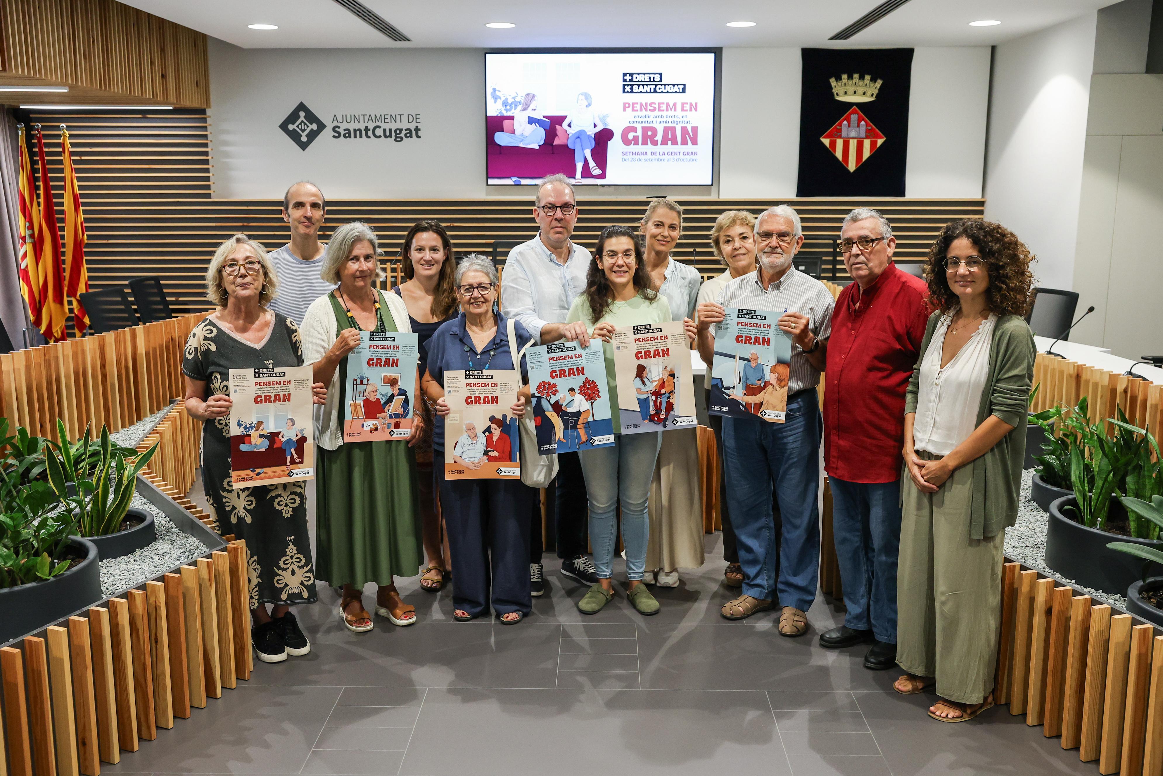 Presentació de la Setmana de la Gent Gran. FOTO: Ajuntament