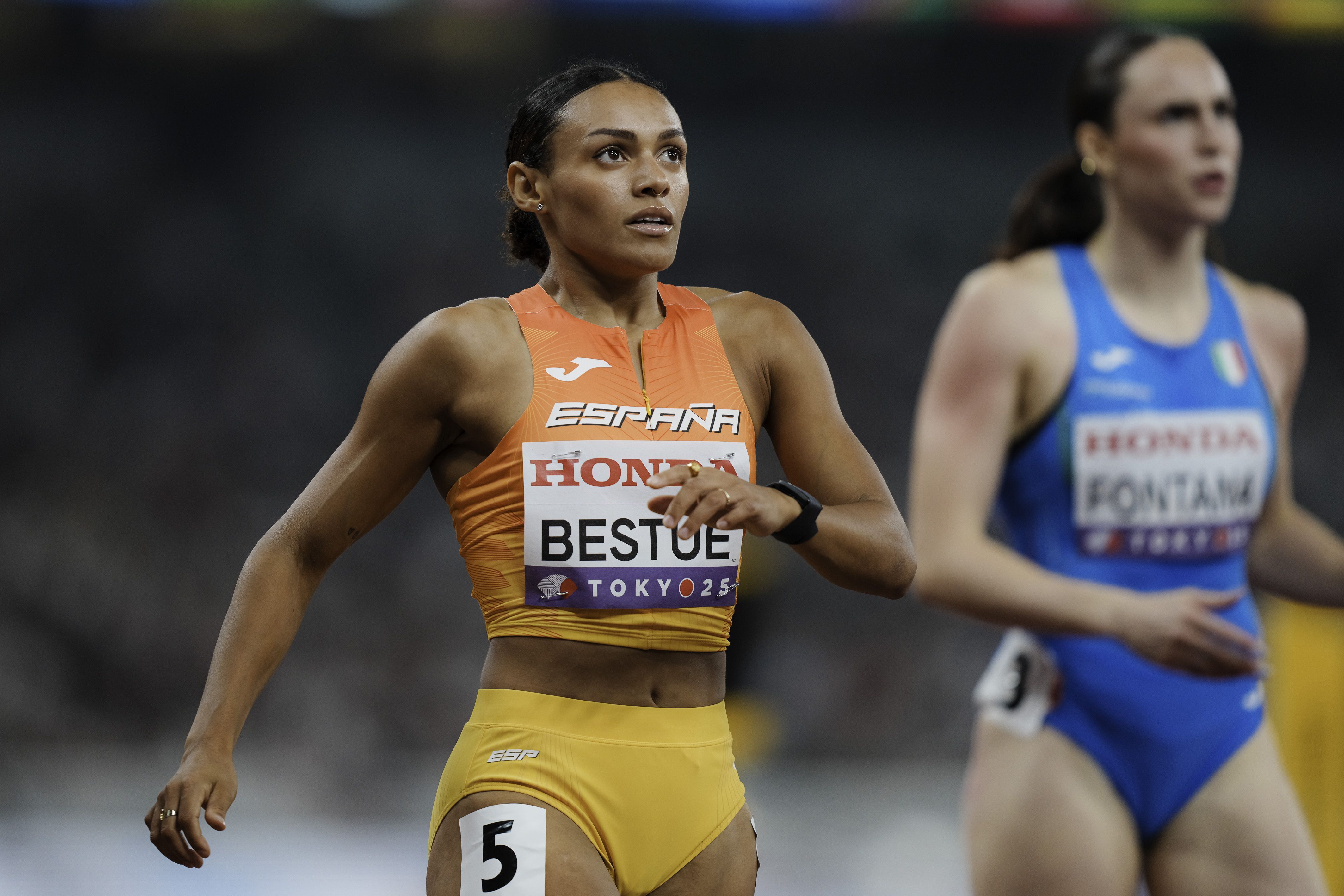 La santcugatenca Jaël Bestué ha acabat 3a de la seva sèrie. FOTO: SPORTMEDIA i Federació Catalana d'Atletisme