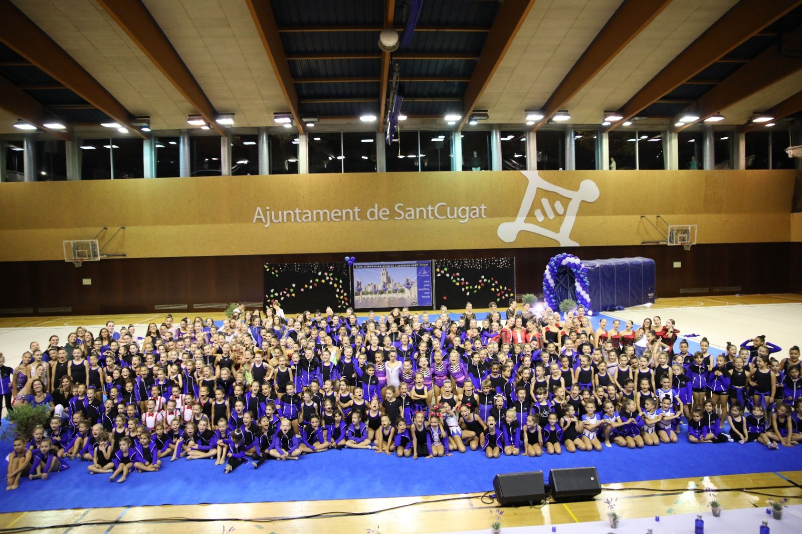 El Club Gimnàstica Rítmica i Estètica Sant Cugat. FOTO: Cedida