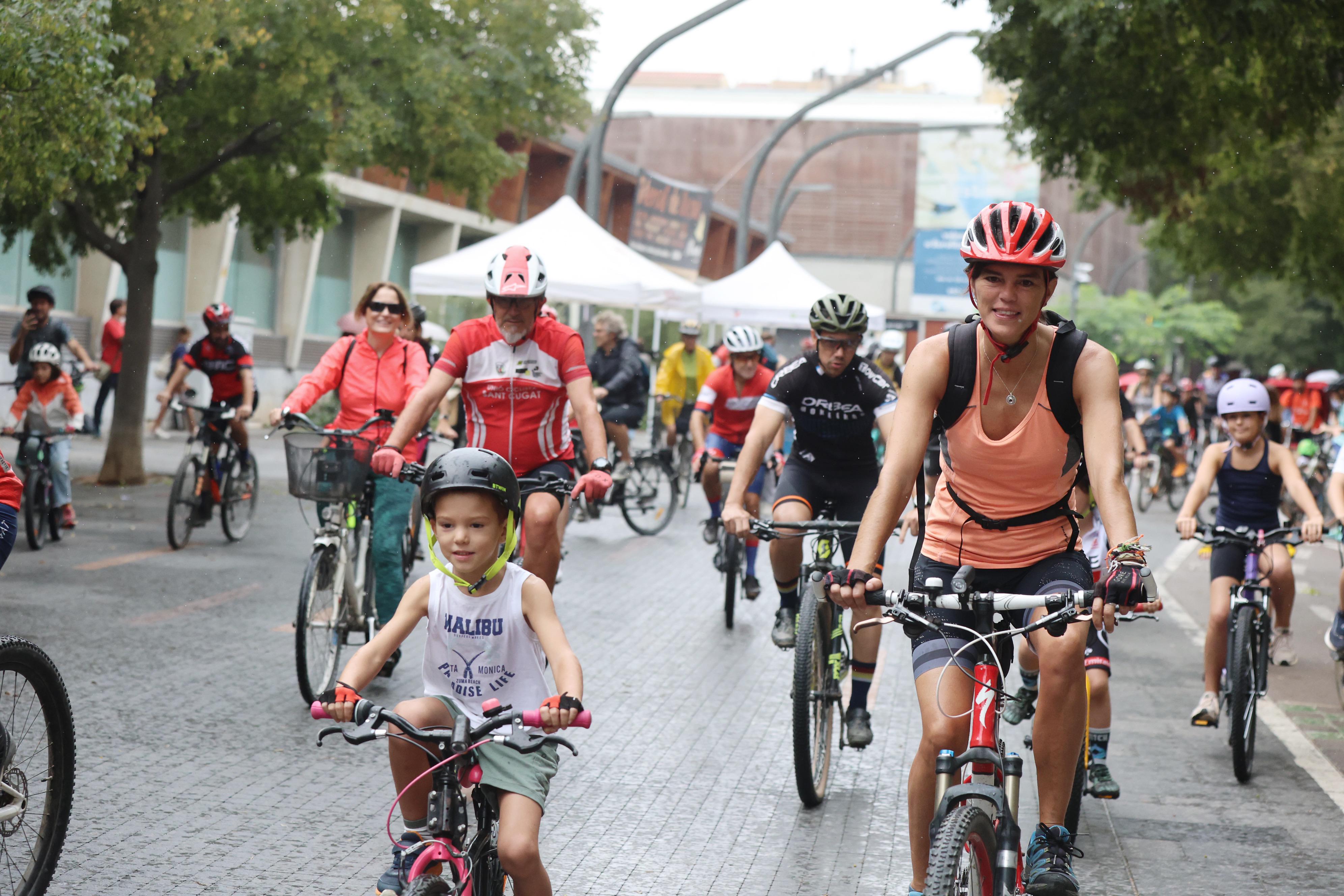 Pedalada popular per la Setmana de la Mobilitat Sostenible a Sant Cugat FOTO: Ajuntament de Sant Cugat