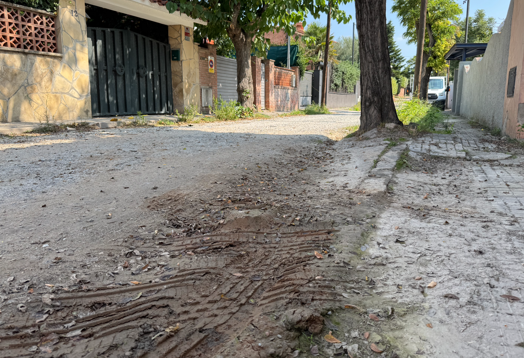 Un dels trams del carrer de la Colònia Oller FOTO: TOT Sant Cugat