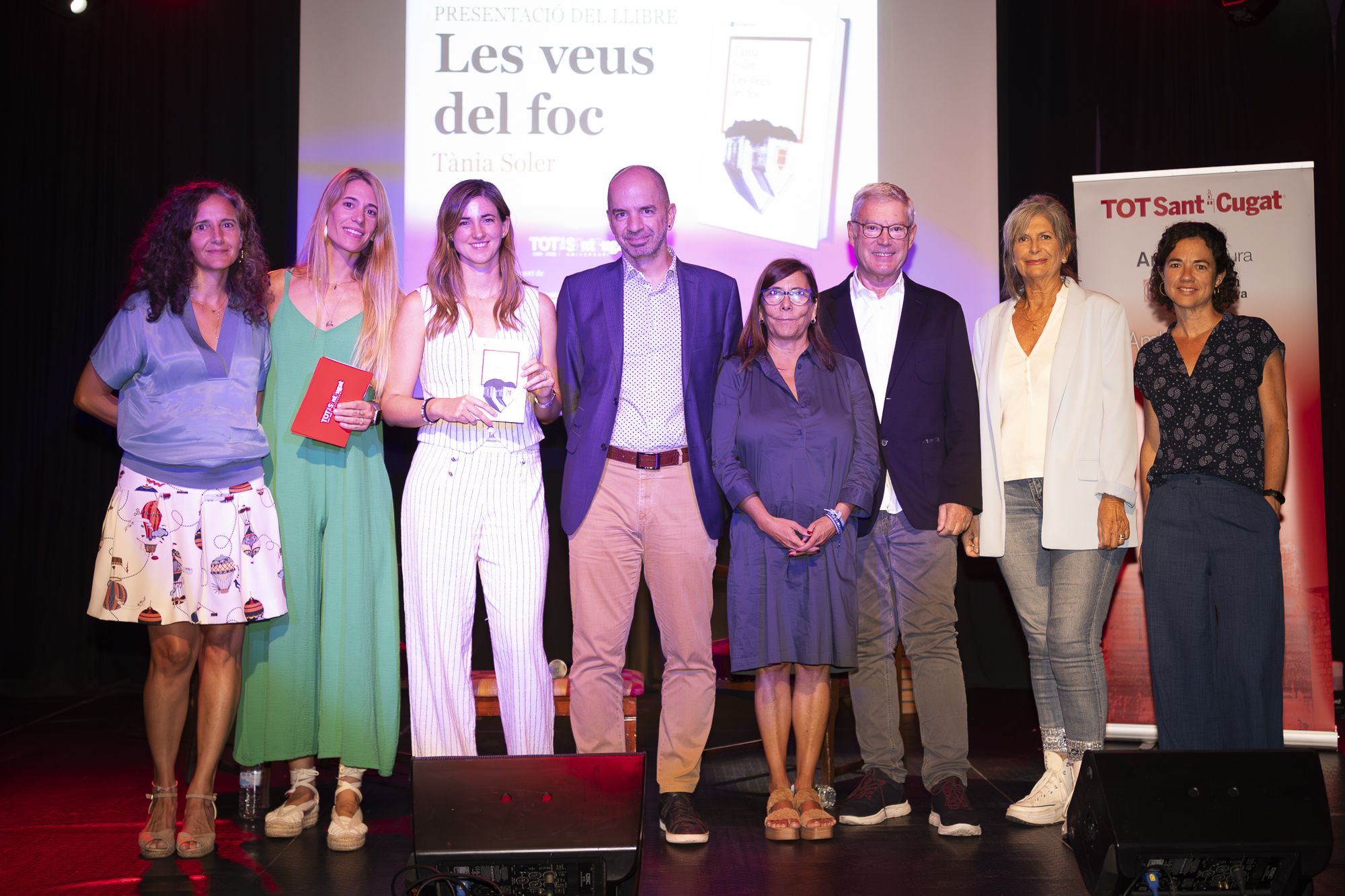 Presentació del llibre "Les Veus del Foc". FOTO: Mireia Comas (TOT Sant Cugat)