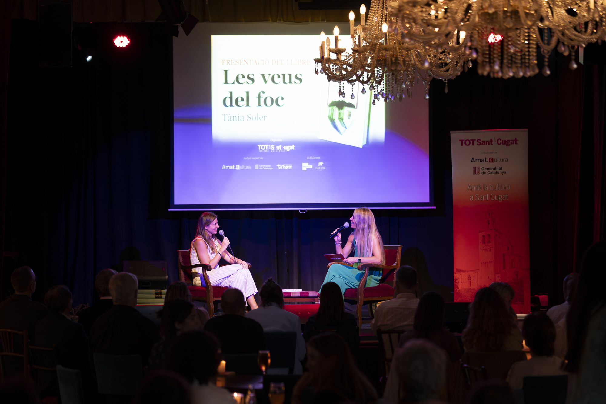 Presentació del llibre "Les Veus del Foc". FOTO: Mireia Comas (TOT Sant Cugat)