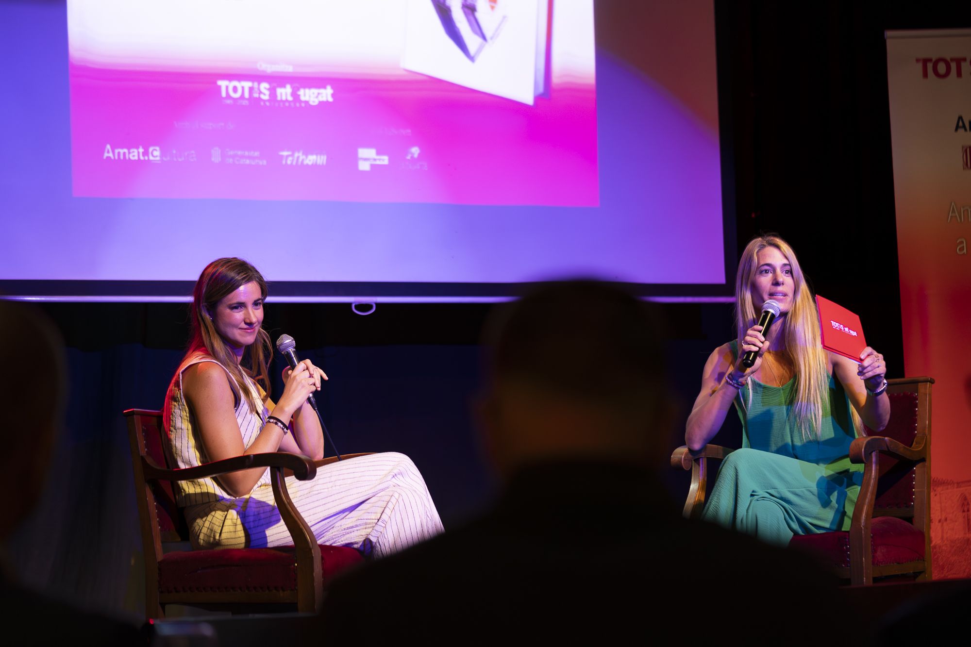 Presentació del llibre "Les Veus del Foc". FOTO: Mireia Comas (TOT Sant Cugat)