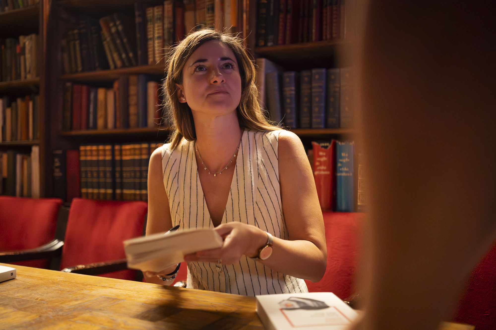 Presentació del llibre "Les Veus del Foc". FOTO: Mireia Comas (TOT Sant Cugat)