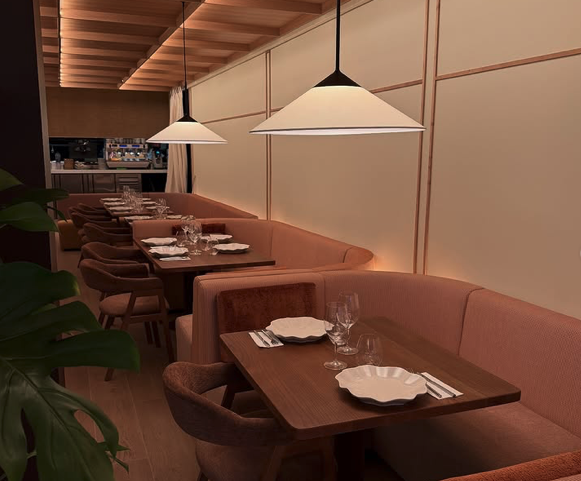 Interior del restaurant Aura a Sant Cugat. FOTO: Cedida