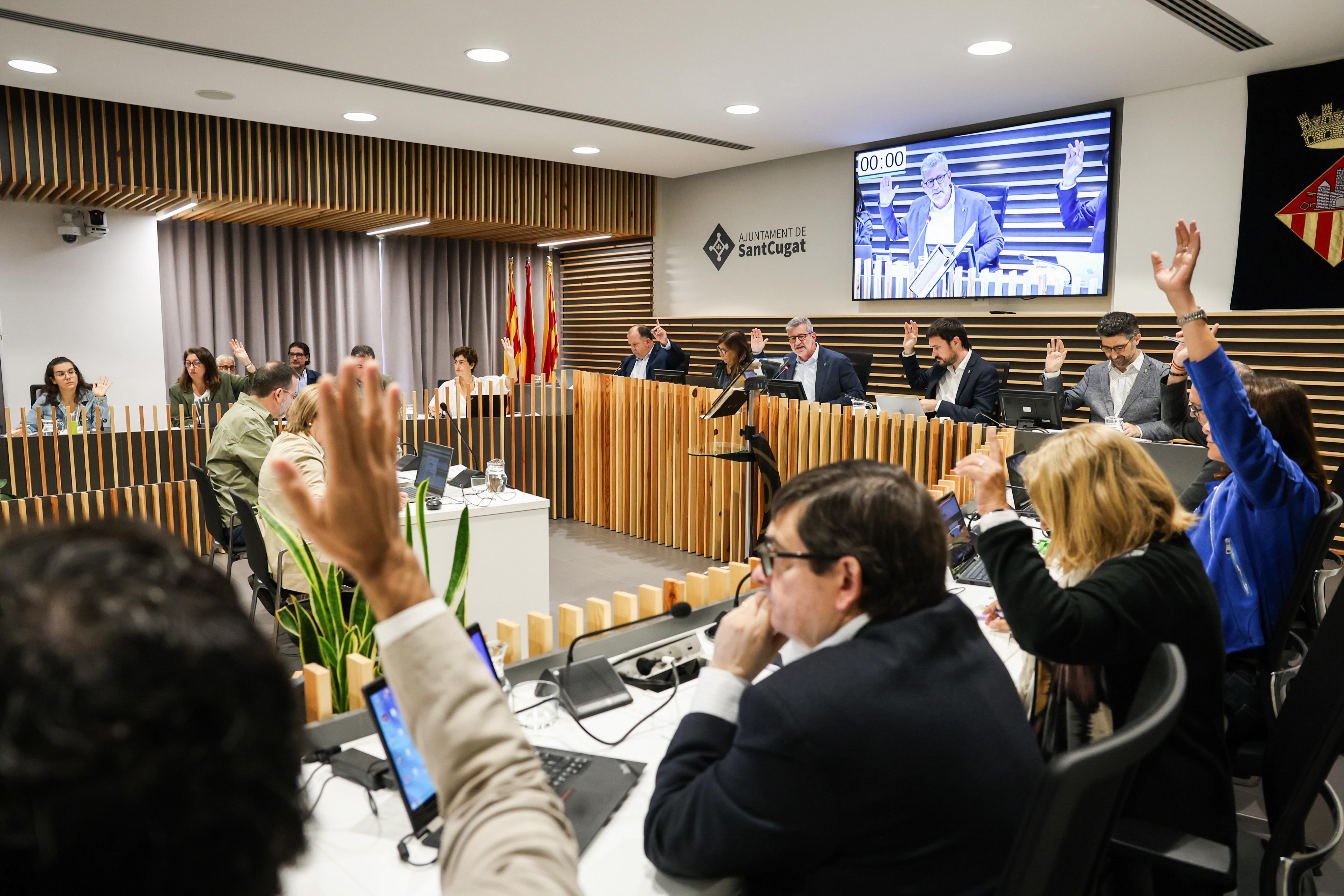 Una sessió anterior del ple municipal. FOTO: Ajuntament 