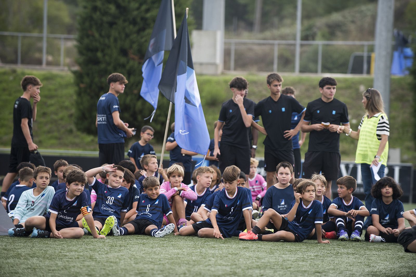 Presentació equips del Junior FC. FOTO: Bernat Millet.