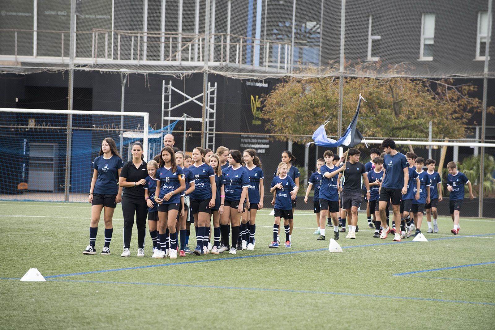 Presentació equips del Junior FC. FOTO: Bernat Millet.