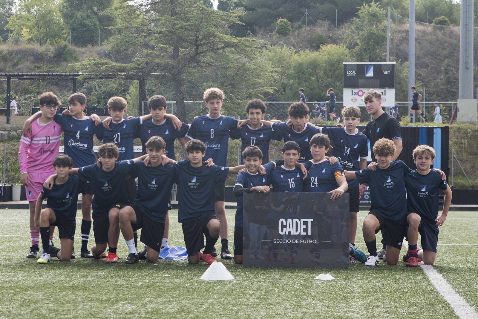 Presentació equips del Junior FC. FOTO: Bernat Millet.