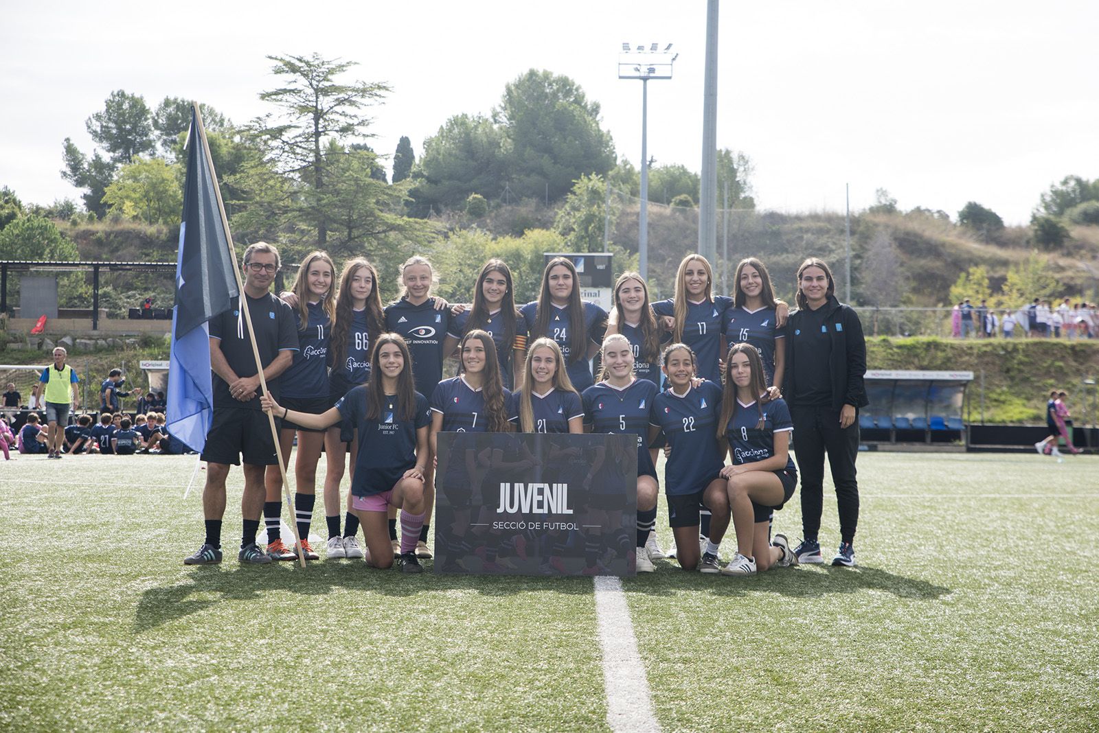 Presentació equips del Junior FC. FOTO: Bernat Millet.