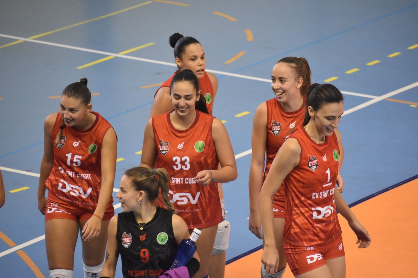 El Club Voleibol Sant Cugat inicia amb bon peu les finals de la Lliga Catalana. FOTO: Lluna Fabregat