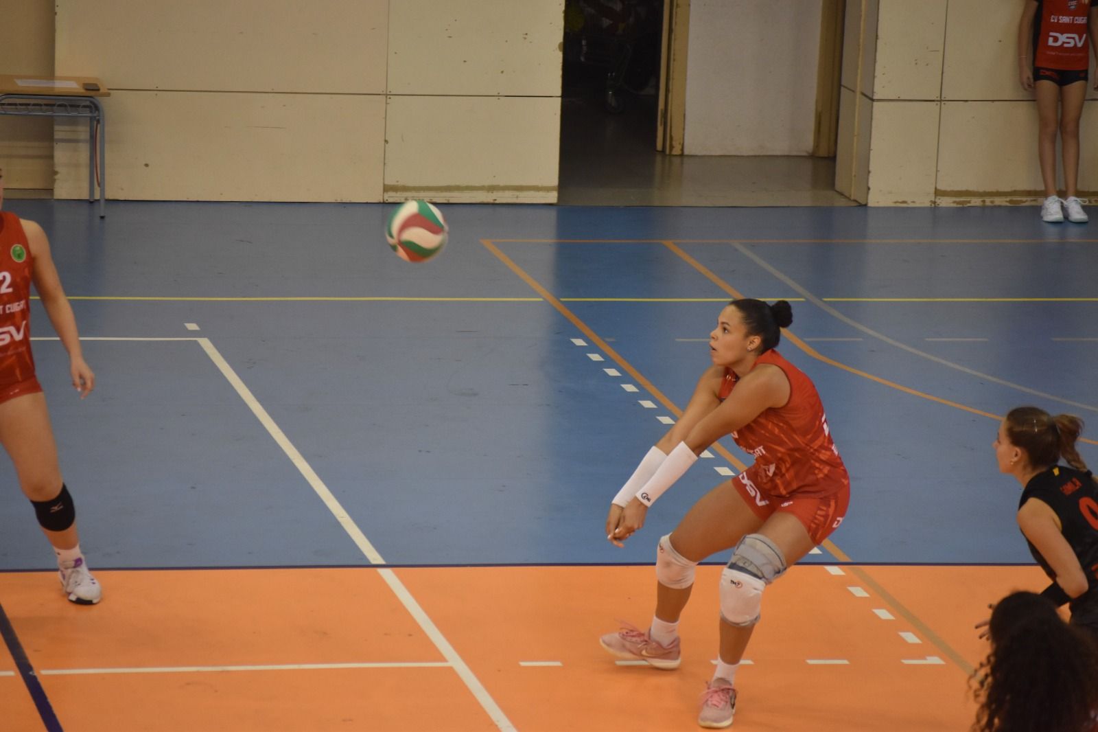 El Club Voleibol Sant Cugat inicia amb bon peu les finals de la Lliga Catalana. FOTO: Lluna Fabregat