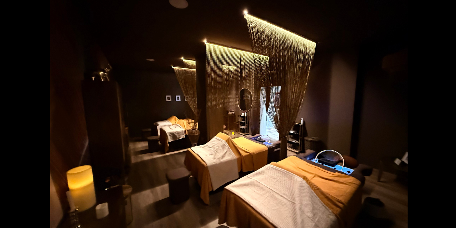 Llits al temple benestar, SPA Body Hair Santa Calma de Sant Cugat. FOTO Cedida