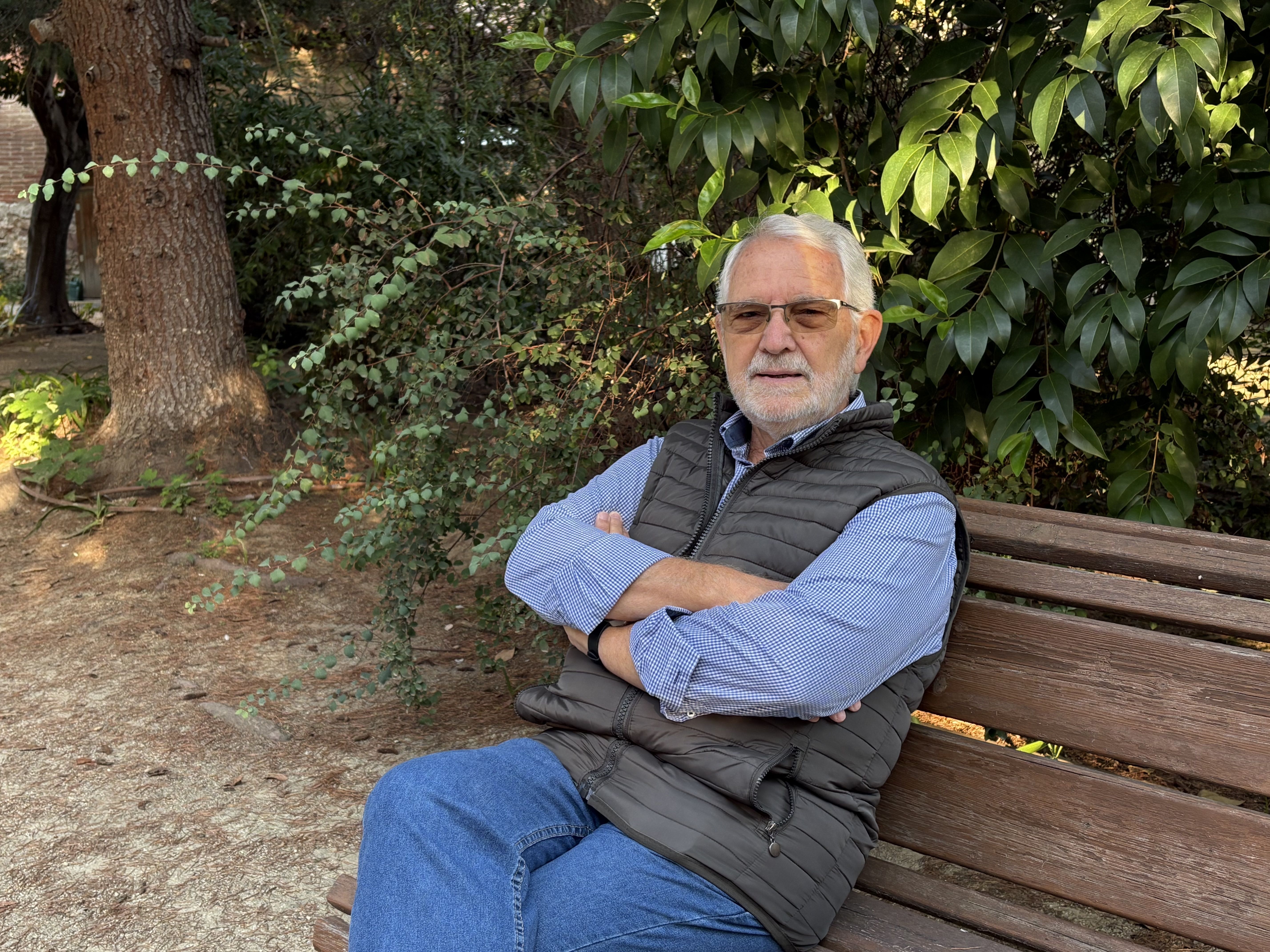 Joan Cortadelles és president de la Llar d'Avis de la Parròquia i vicepresident del Consell de la Gent Gran  FOTO: Àgata Guinó (TOT Sant Cugat) 