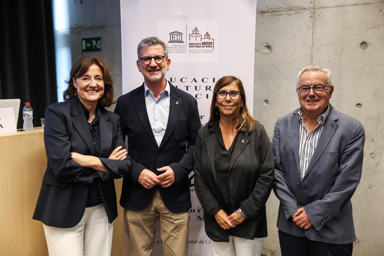 Mercè Conesa parla de la densificació a Sant Cugat. FOTO: Ajuntament de Sant Cugat