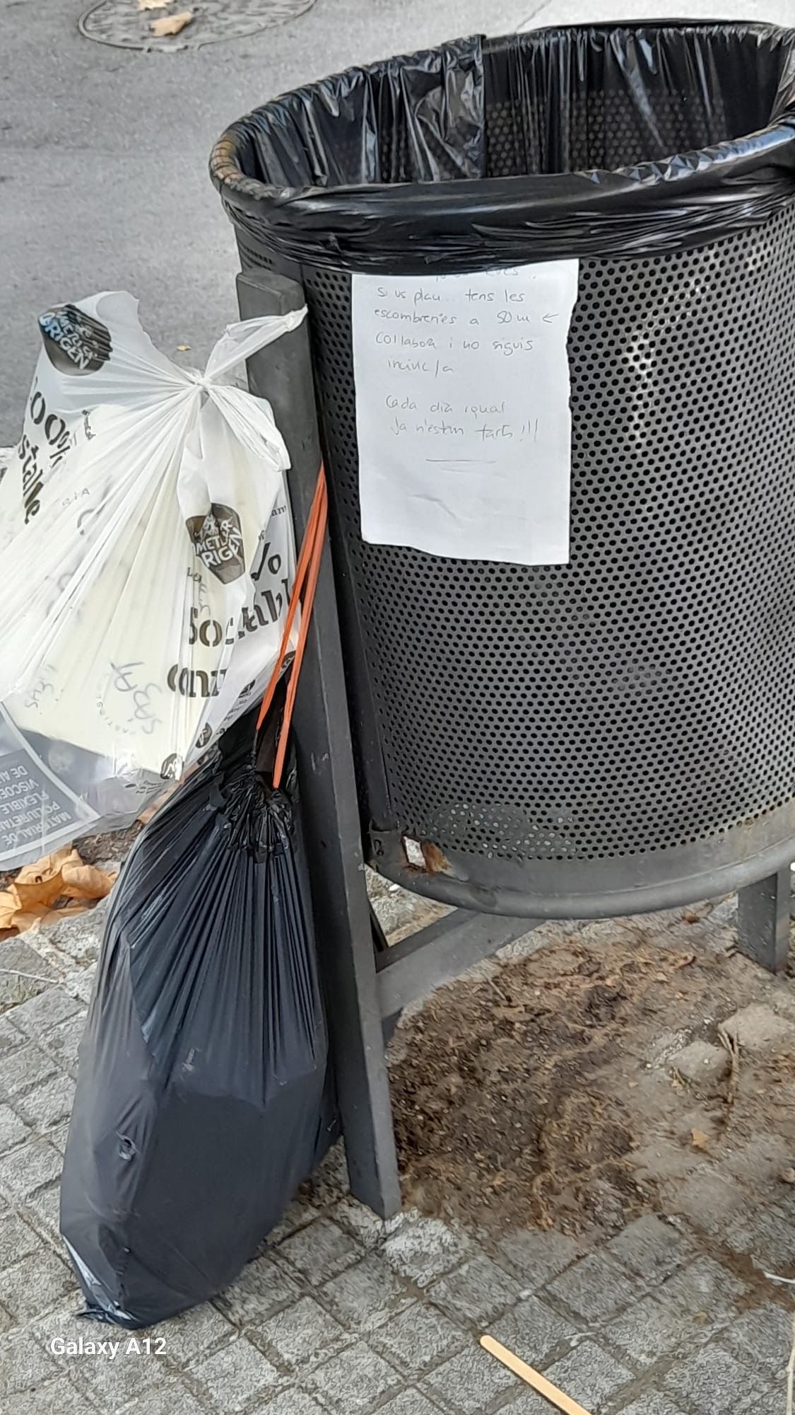 Incivisme total. FOTO: Sebastià Martínez Porlan