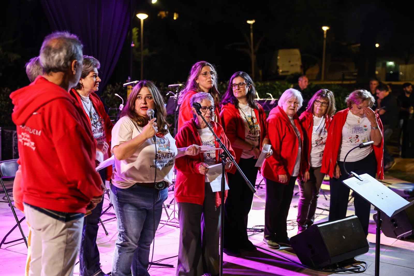 Cercavila i pregó de la Festa Major del barri Monestir-Sant Francesc 2025. FOTO: Ajuntament