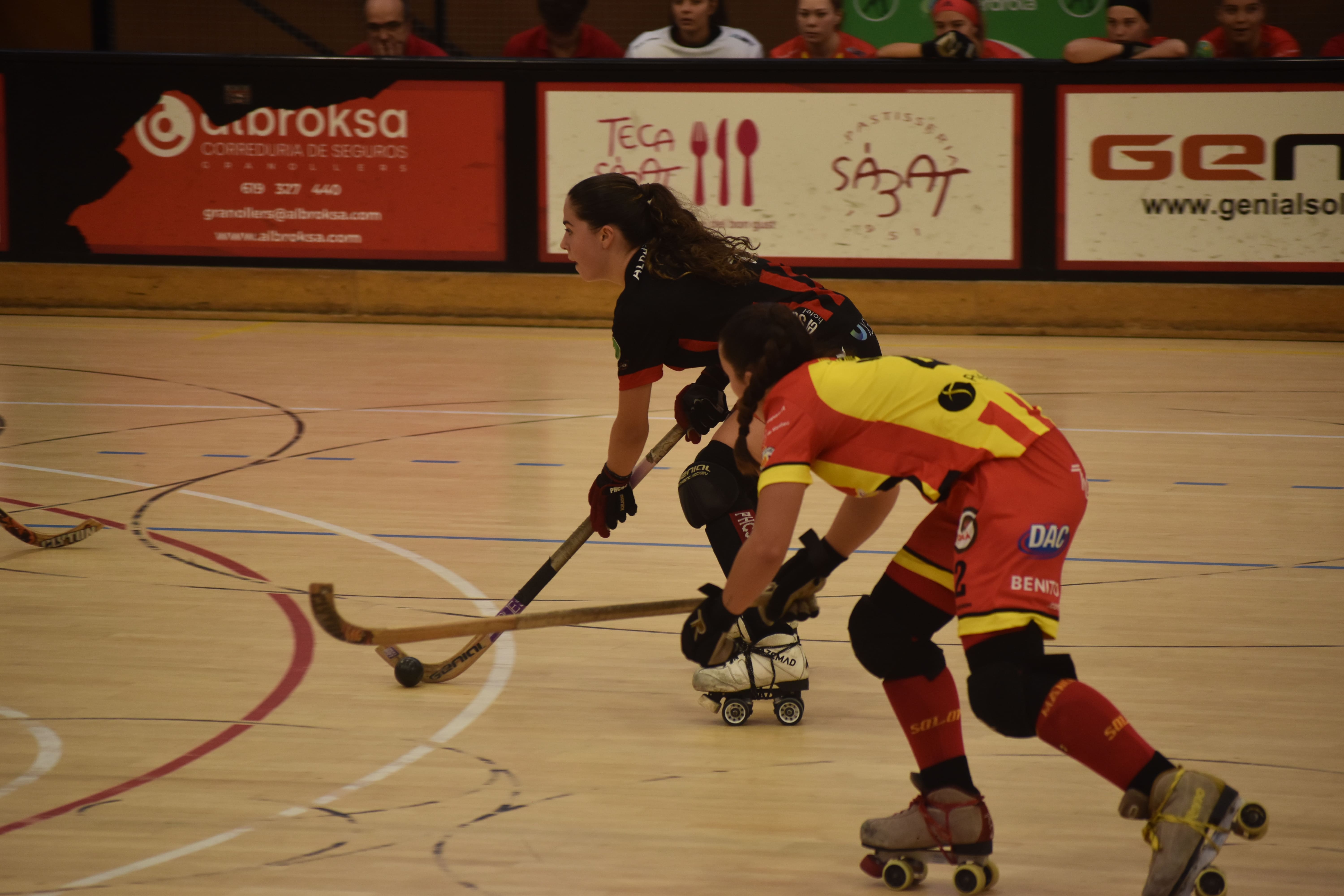 Oxigen Patí Hoquei Club Sant Cugat contra Martinelia Manlleu. FOTO: Lluna Fabregat