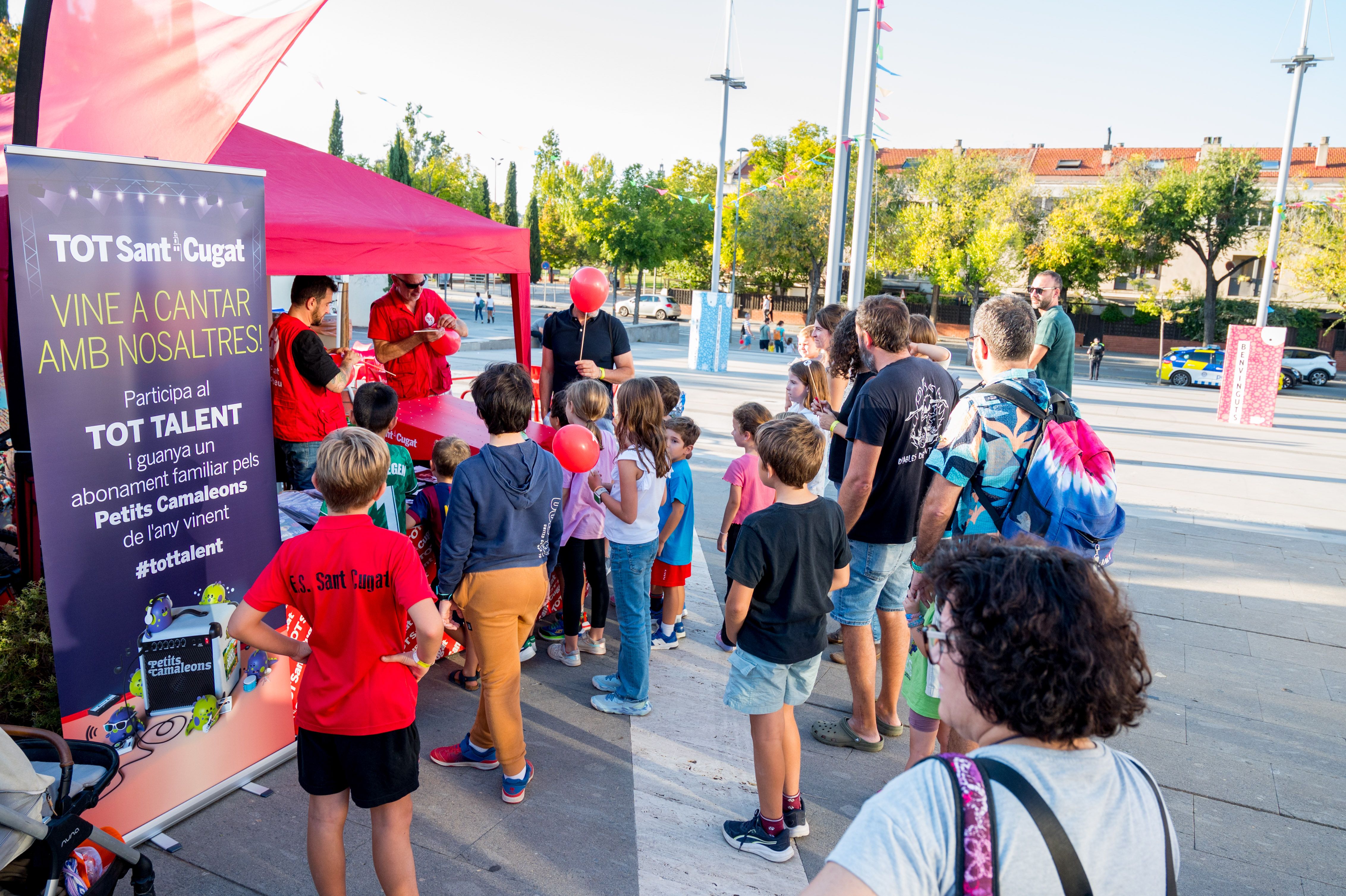 Estand del TOT Sant Cugat al Petits Camaleons 2025. FOTO:  Carmelo Jiménez (TOT Sant Cugat)