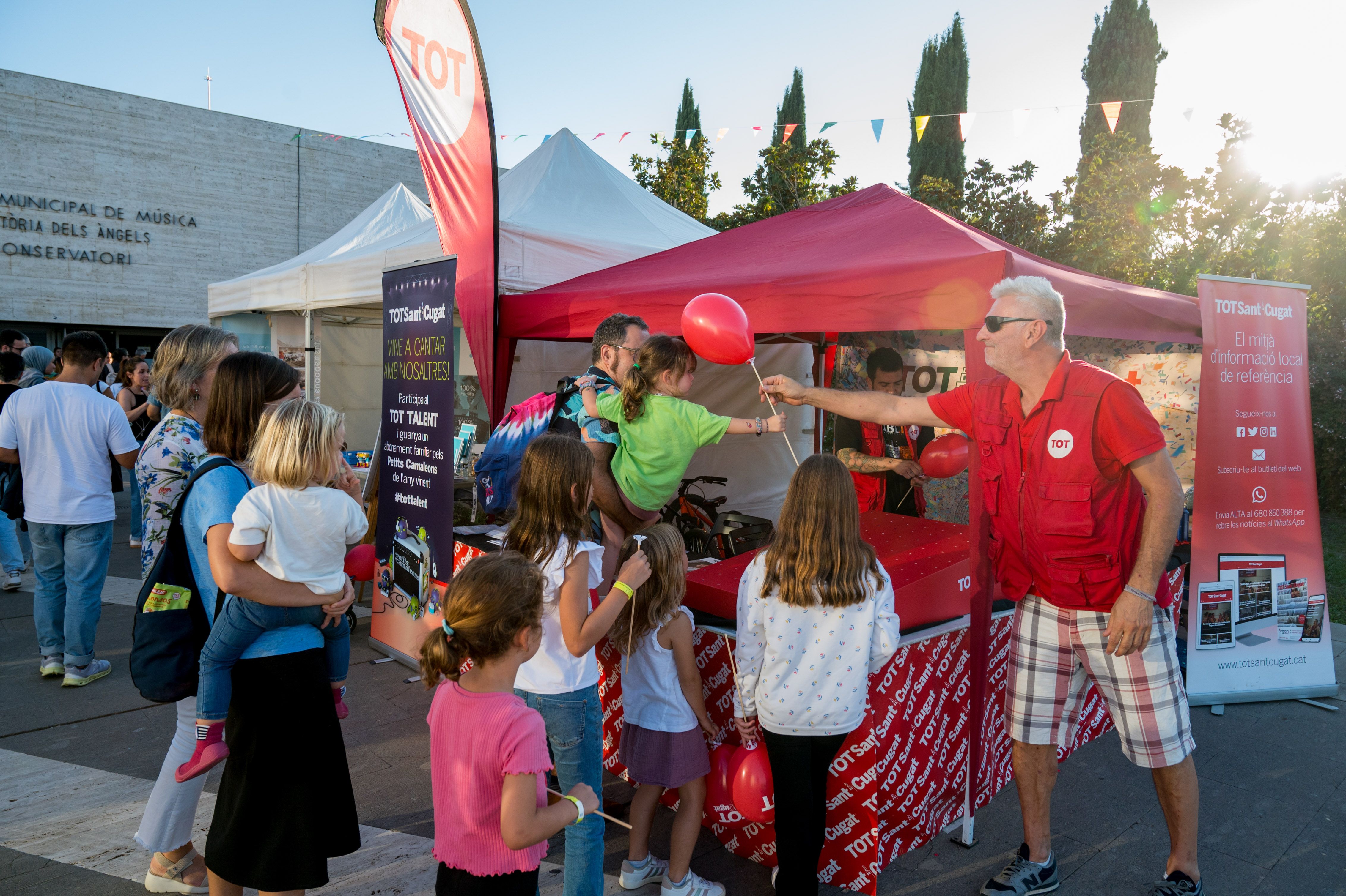 Estand del TOT Sant Cugat al Petits Camaleons 2025. FOTO:  Carmelo Jiménez (TOT Sant Cugat)