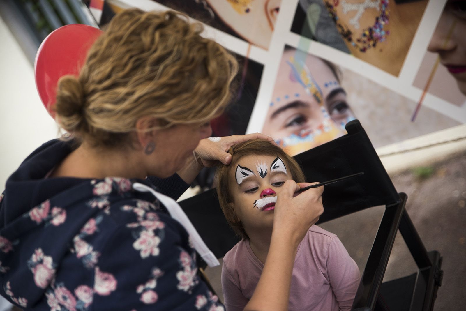 Pintacares al Petits Camaleons 2025. FOTO: Bernat Millet.