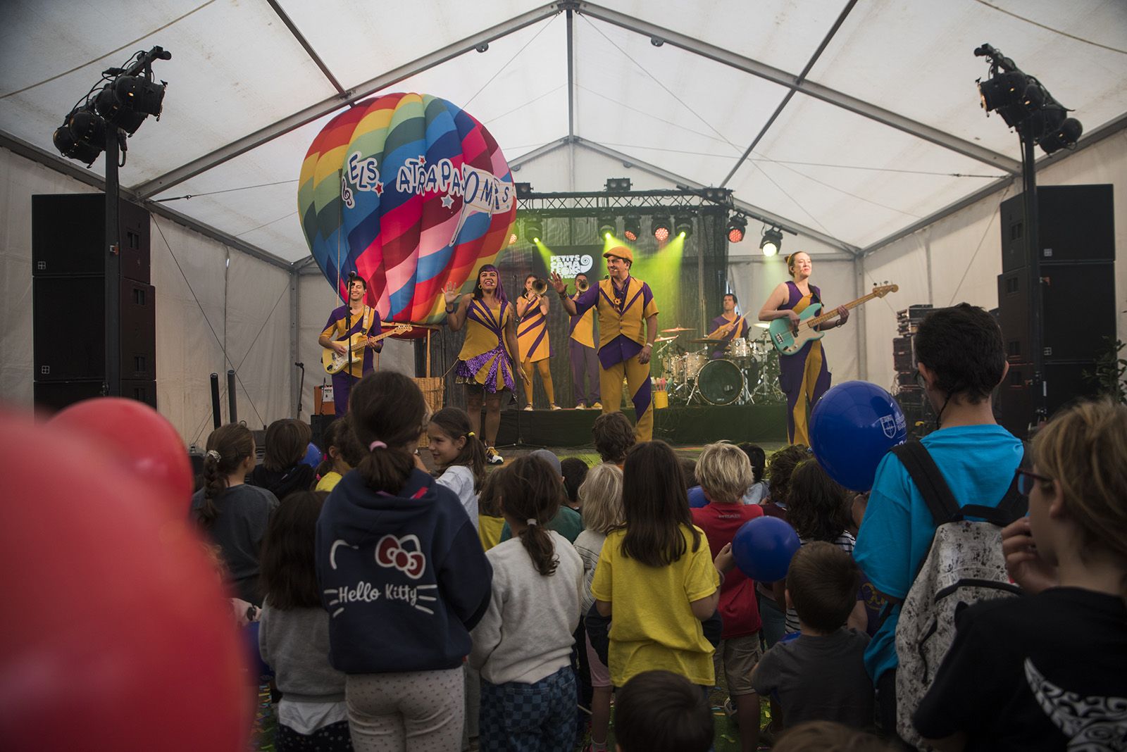 Els Atrapasomnis al Petits Camaleons 2025. FOTO: Bernat Millet.