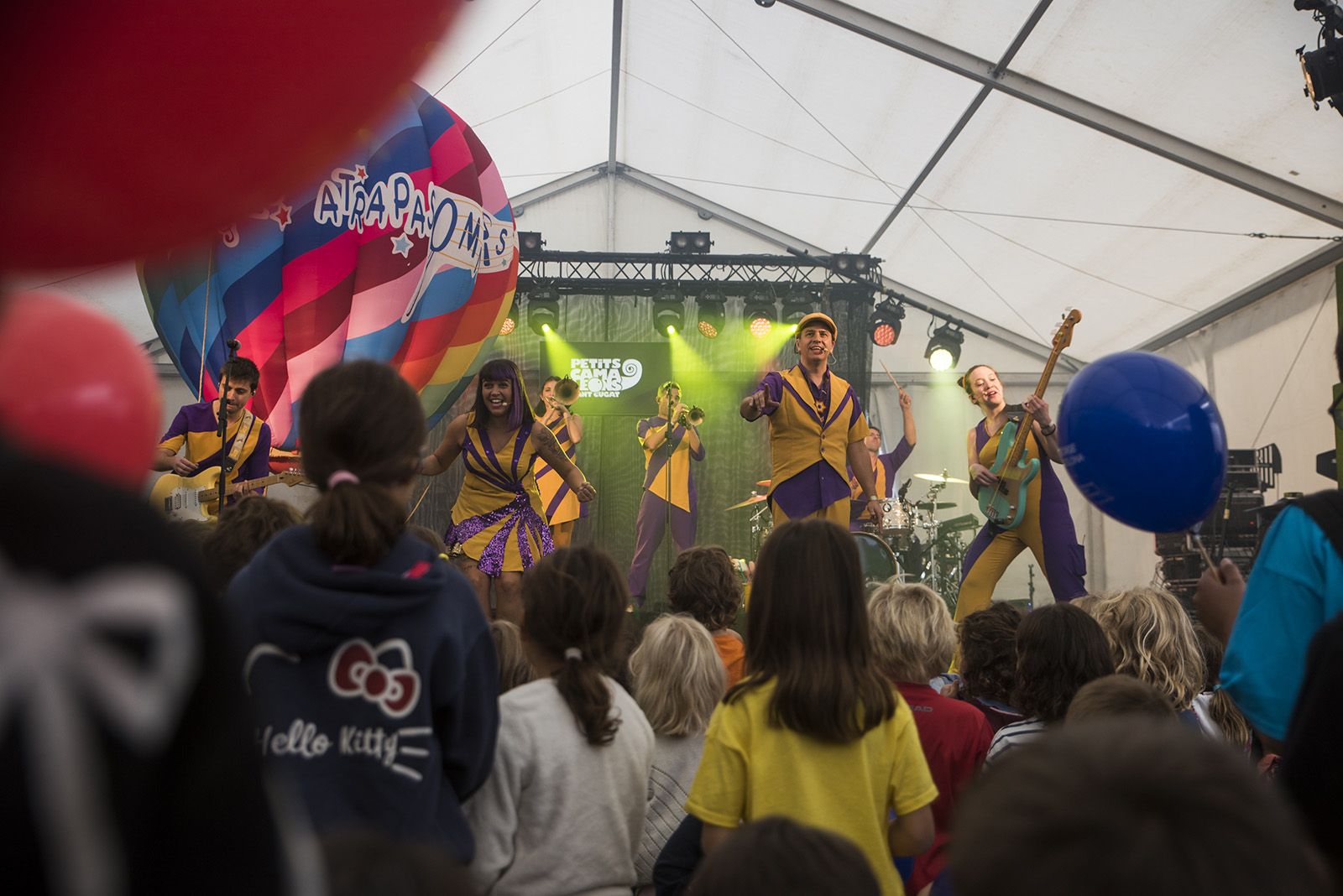 Els Atrapasomnis al Petits Camaleons 2025. FOTO: Bernat Millet.