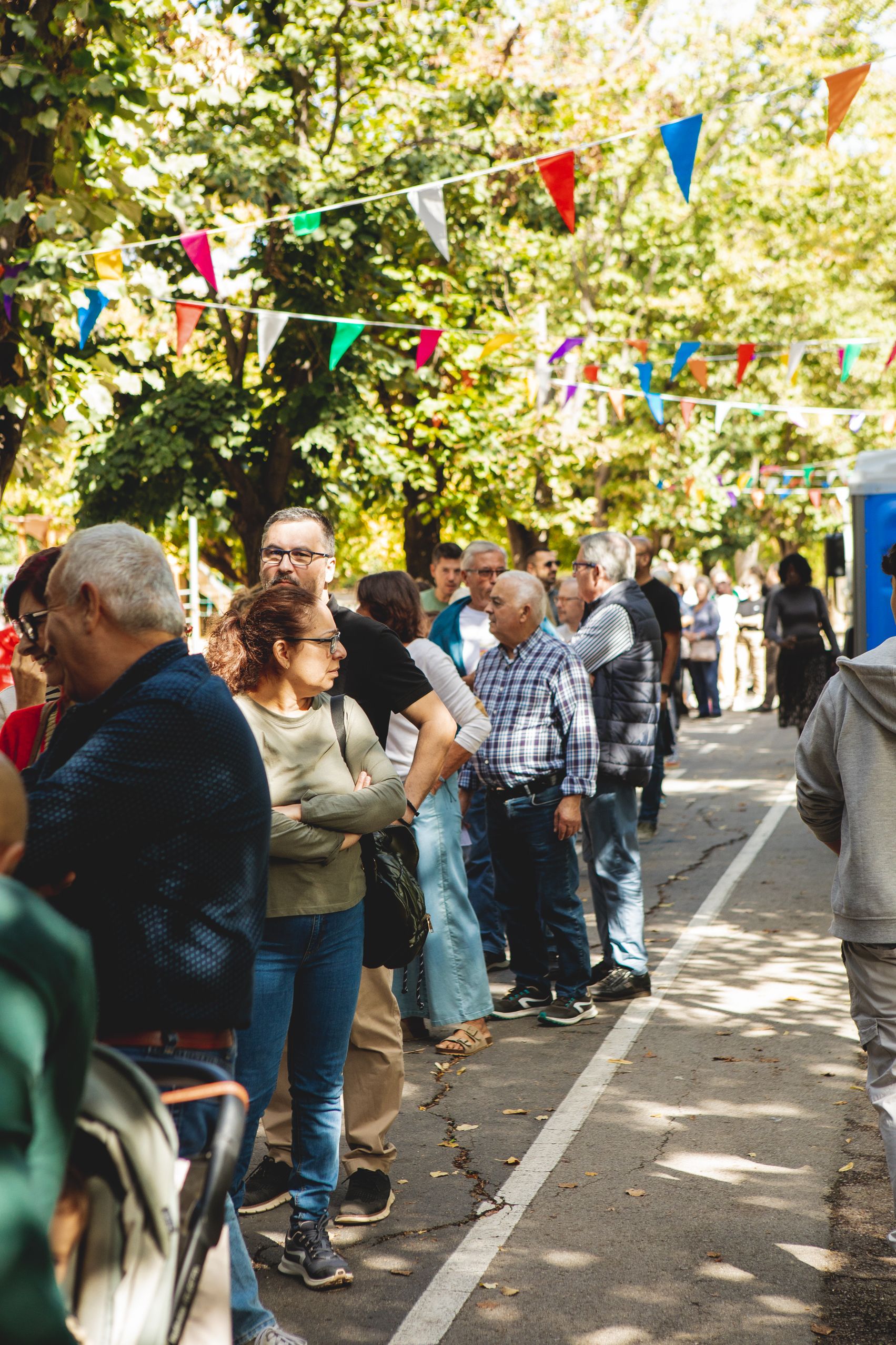 Unes 350 persones han participat en la paella popular FOTO: Joan Arribas (TOT Sant Cugat) 