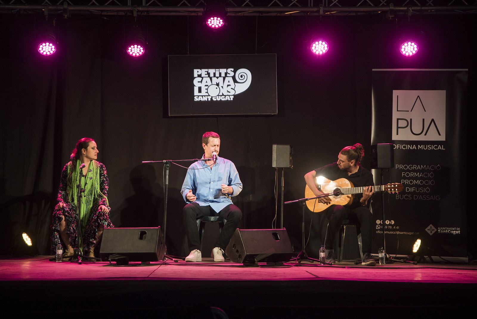 Pere Martínez al Petits Camaleons 2025. FOTO: Bernat Millet.