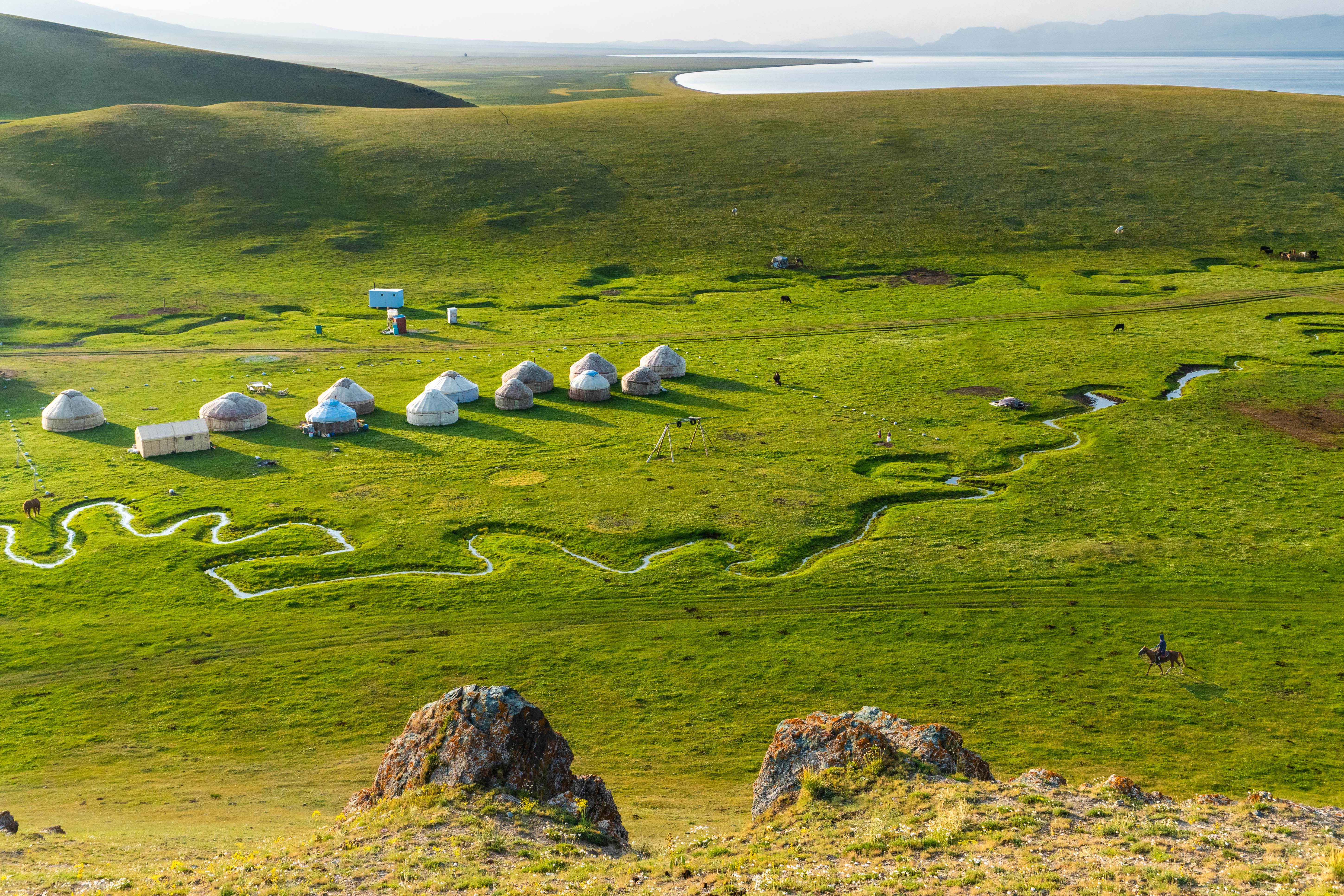 Nòmades, viure amb la natura - Llac Song Kol, Kirguizstan FOTO: Marc Jansa Pérez
