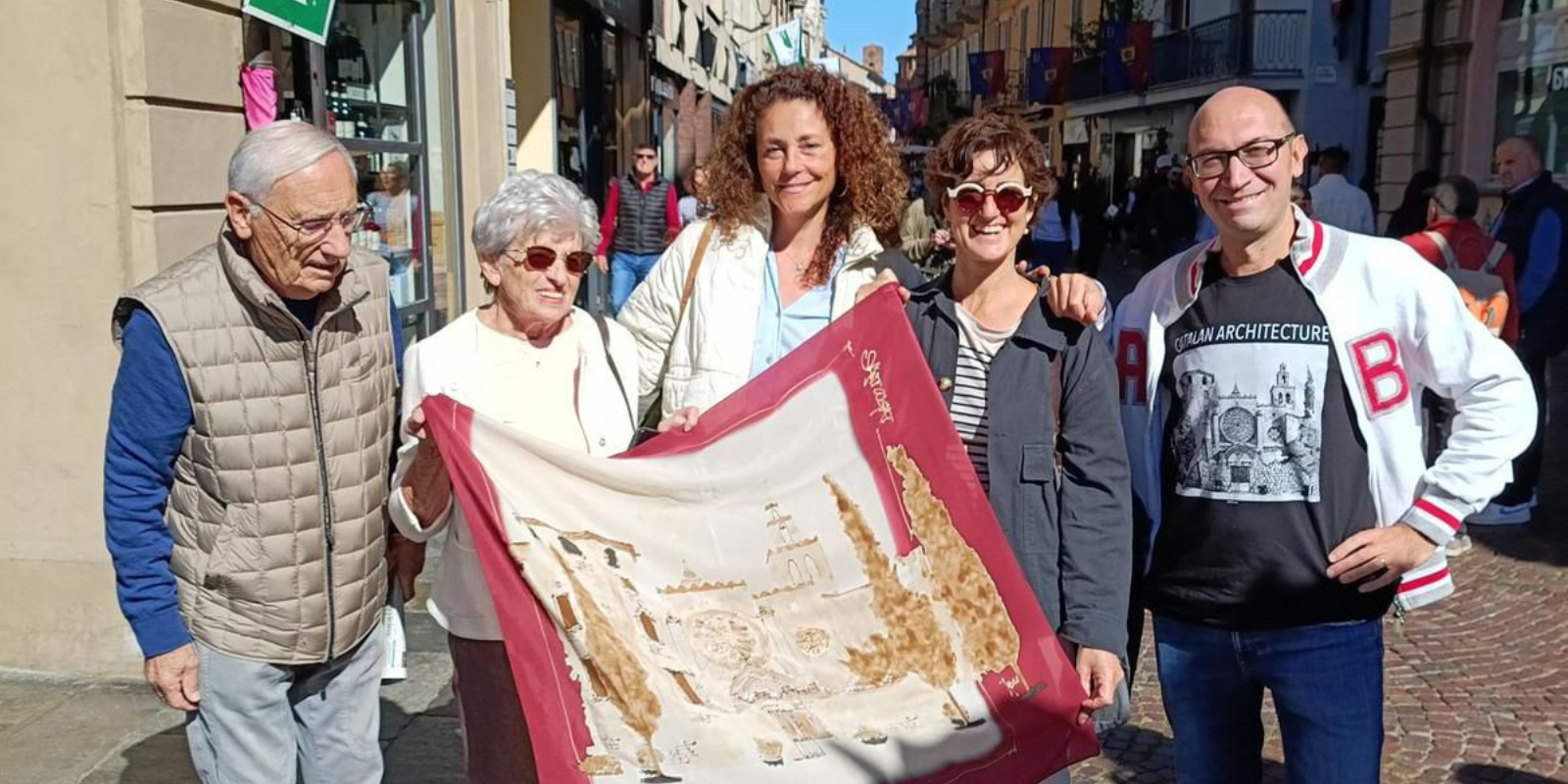 La regidora de Cultura, Núria Escamilla, ha visitat la ciutat italiana d'Alba. FOTO: Ajuntament