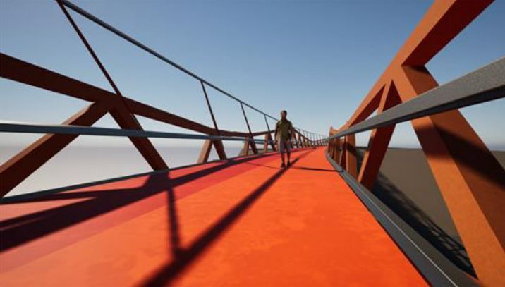 Render de la passera que connectarà Volpelleres i Can Sant Joan. FOTO: Ajuntament