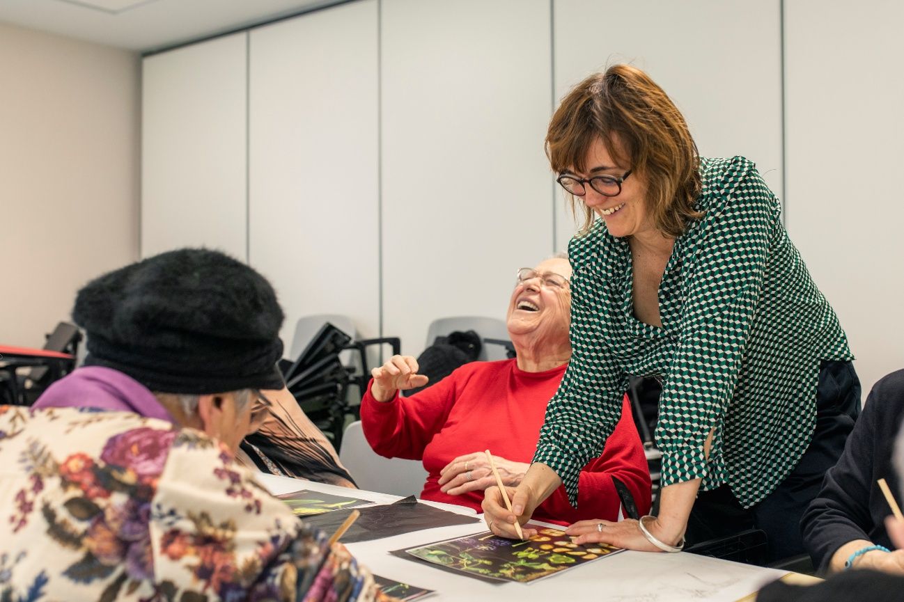  “Als marges”, un dels projectes d’”Eixart. Art i Salut”, de l’artista Gemma París en col·laboració amb el Centre d’art la Panera i el CAP Bordeta-Magraners de Lleida. FOTO: Departament de Cultura
