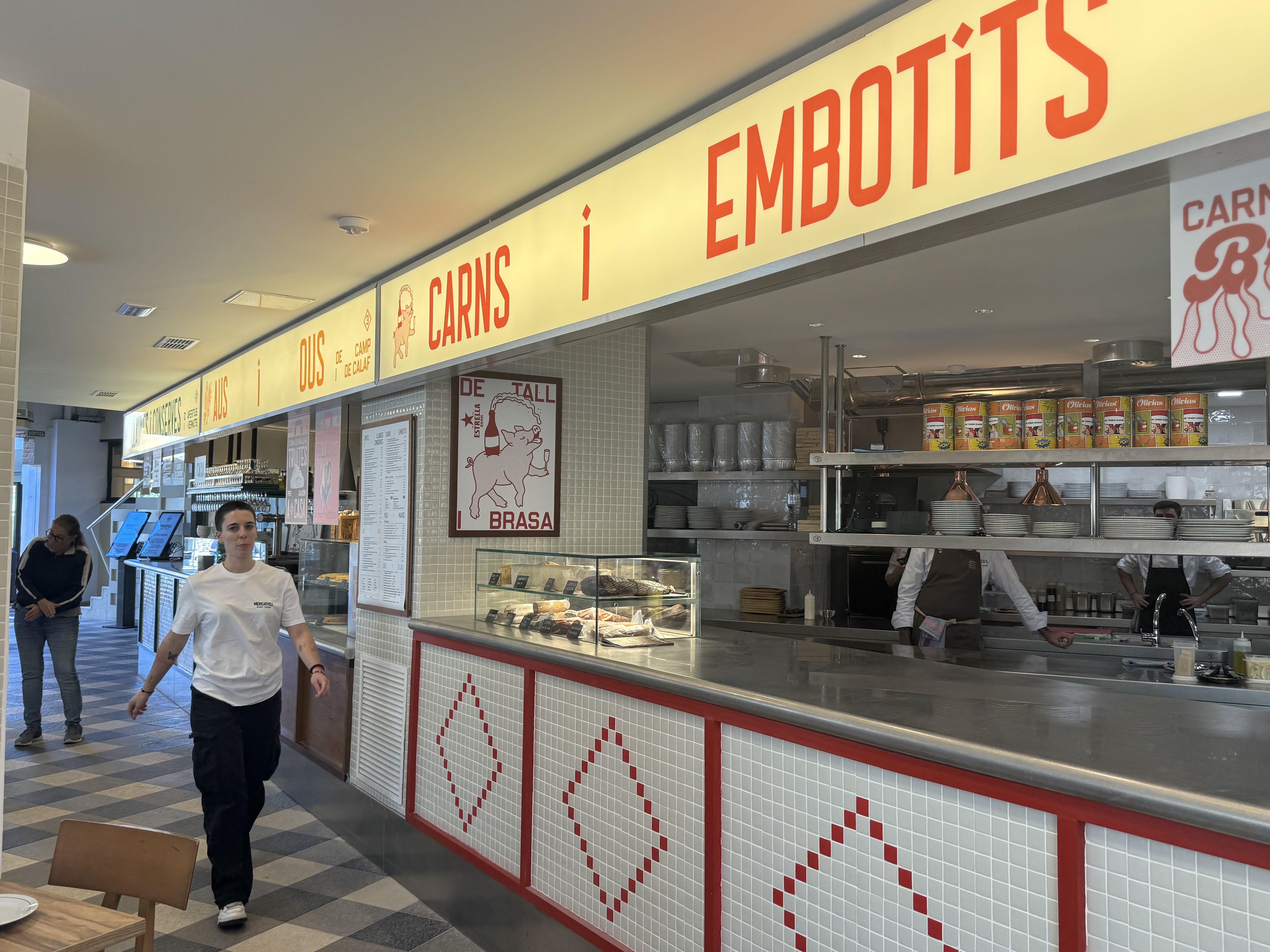 El Mercat Vell disposa de quatre noves parades de degustació. FOTO: TOT Sant Cugat