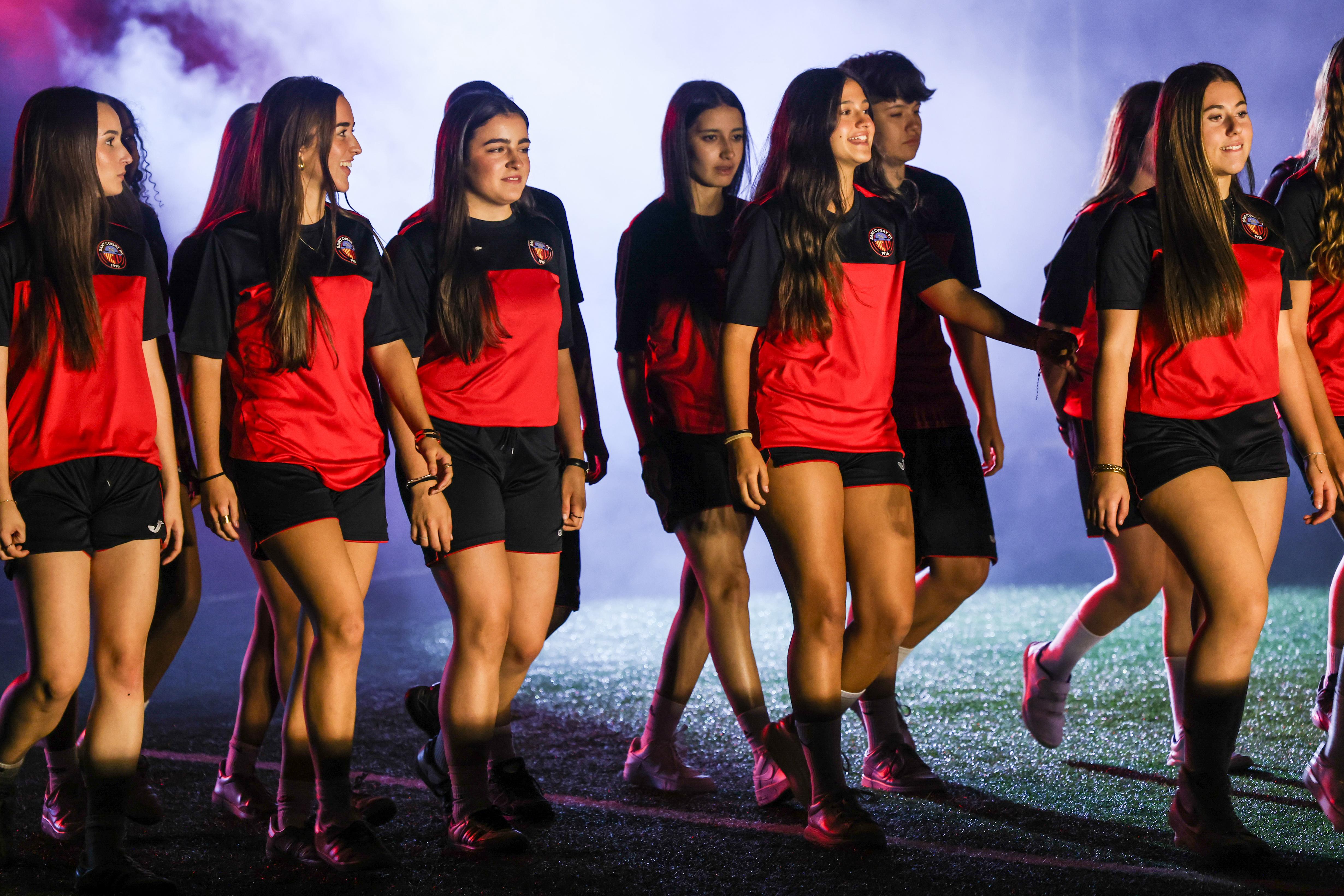 Presentació d'equips del Sant Cugat FC de la temporada 2025/2026. FOTO: Ajuntament