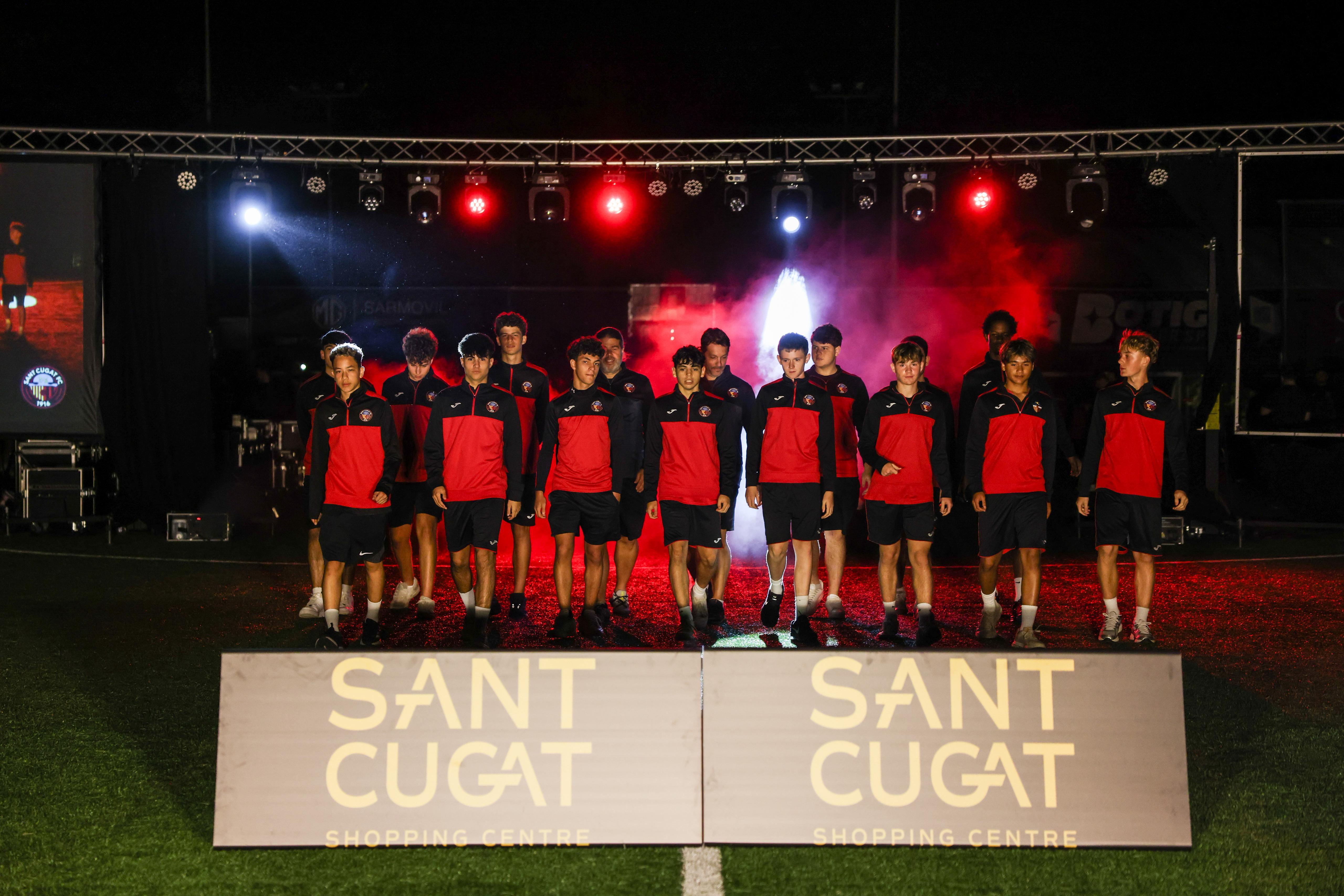 Presentació d'equips del Sant Cugat FC de la temporada 2025/2026. FOTO: Ajuntament
