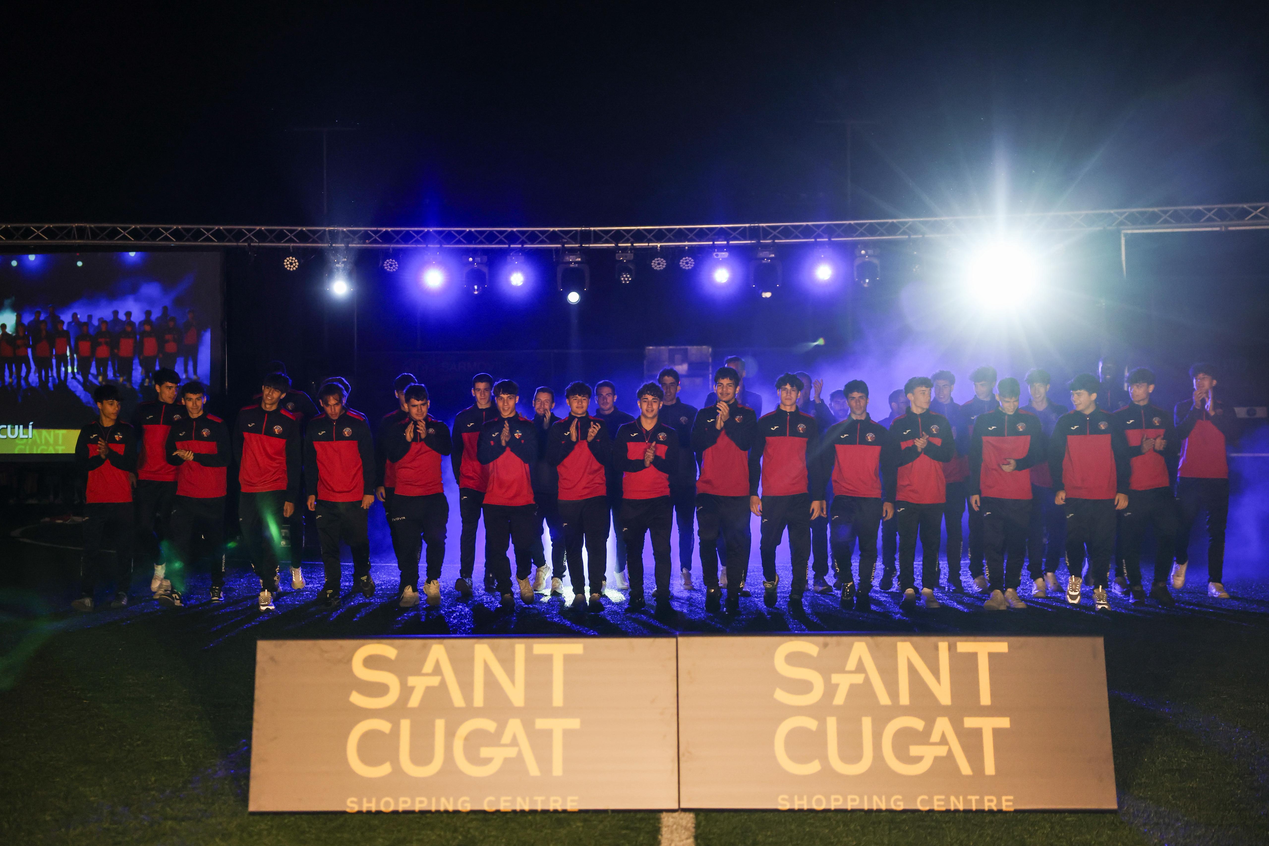 Presentació d'equips del Sant Cugat FC de la temporada 2025/2026. FOTO: Ajuntament