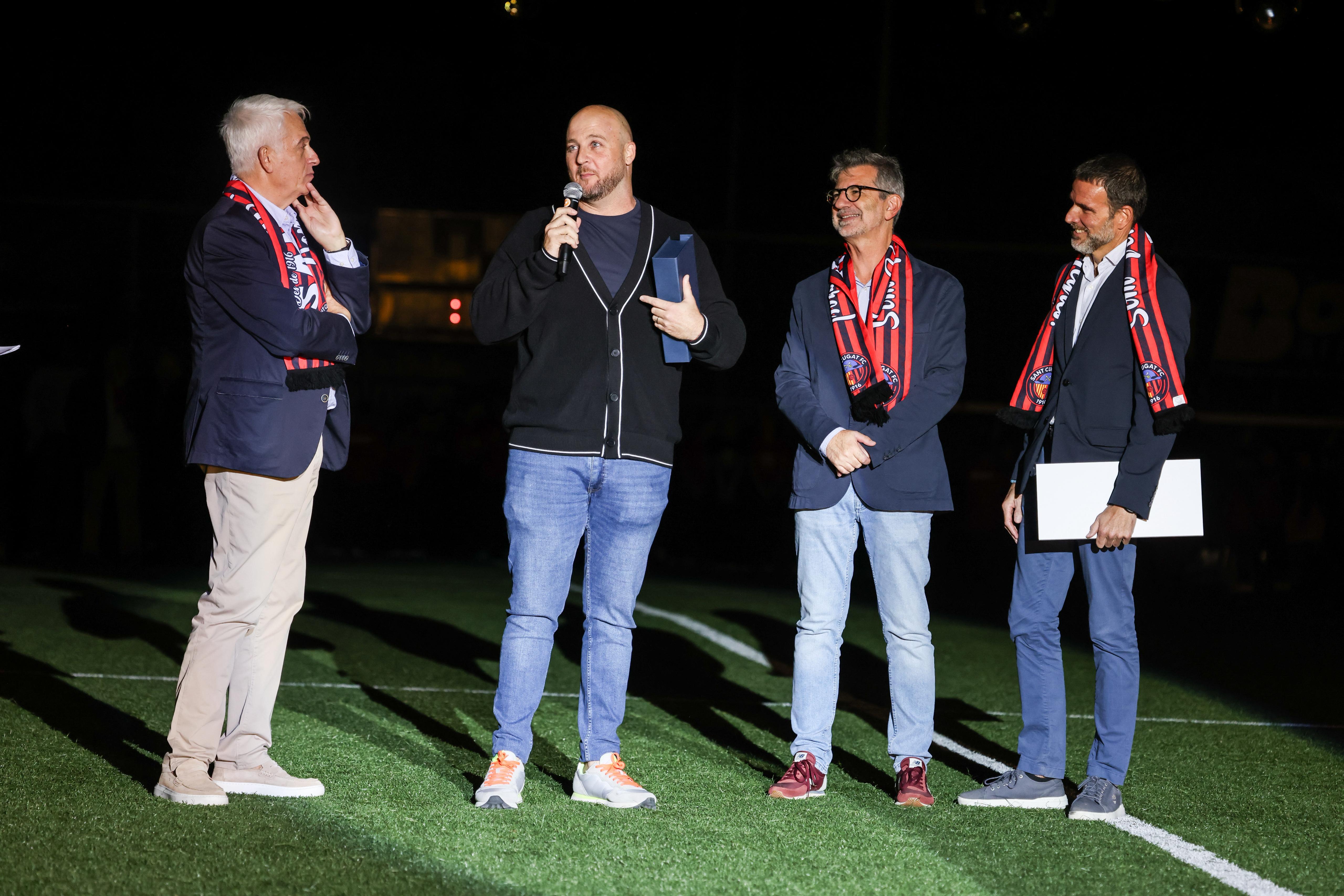 Presentació d'equips del Sant Cugat FC de la temporada 2025/2026. FOTO: Ajuntament