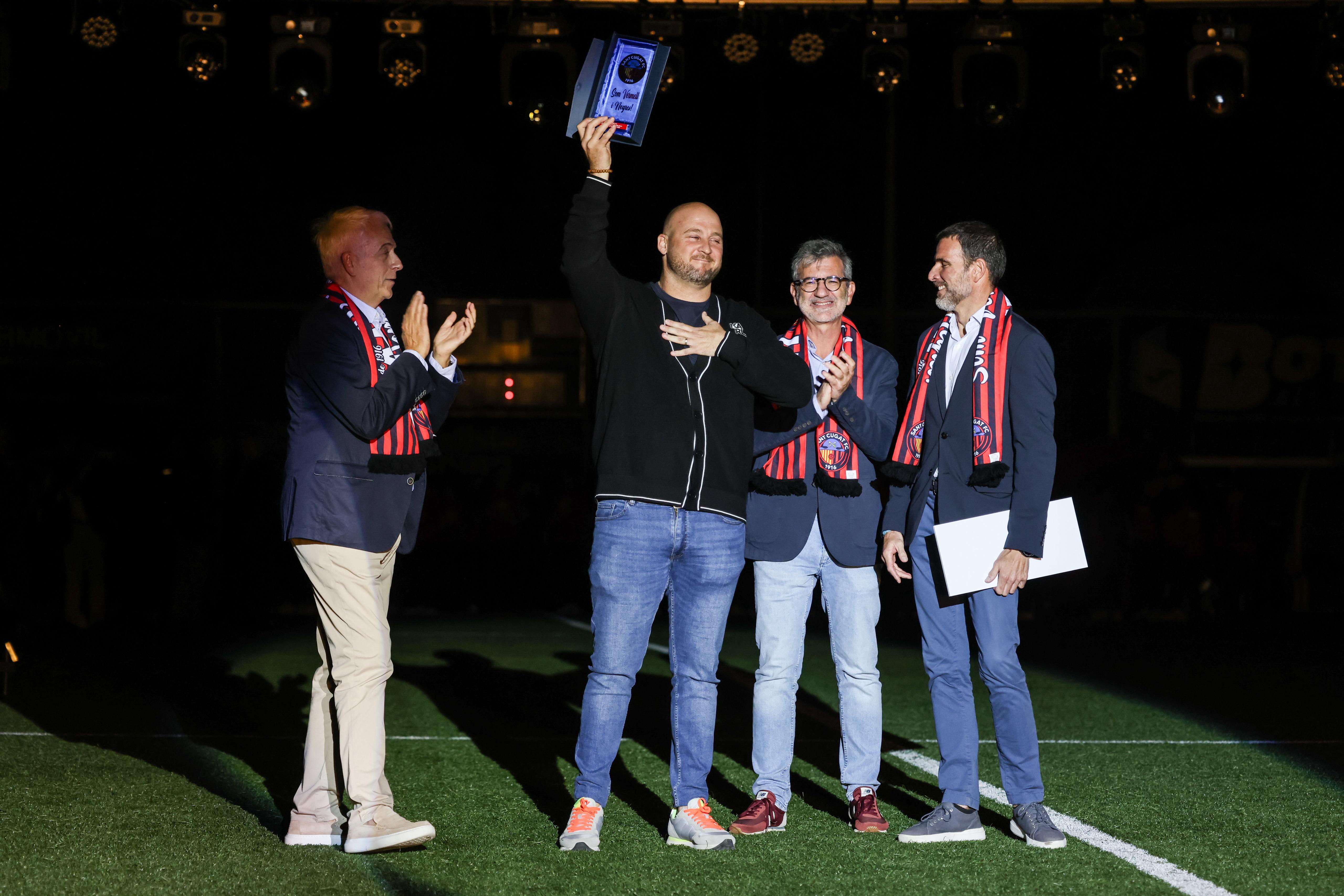 Presentació d'equips del Sant Cugat FC de la temporada 2025/2026. FOTO: Ajuntament