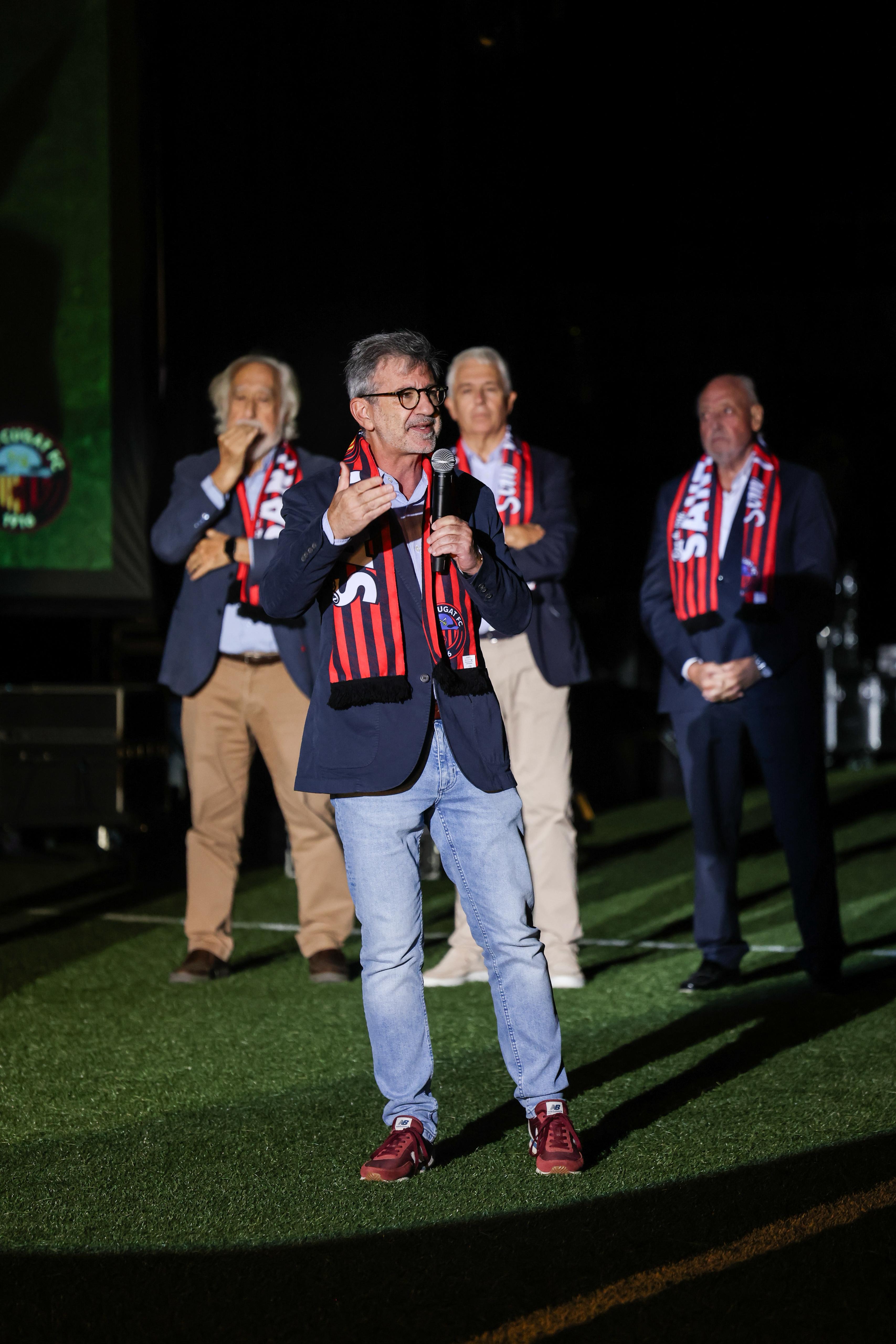 Presentació d'equips del Sant Cugat FC de la temporada 2025/2026. FOTO: Ajuntament