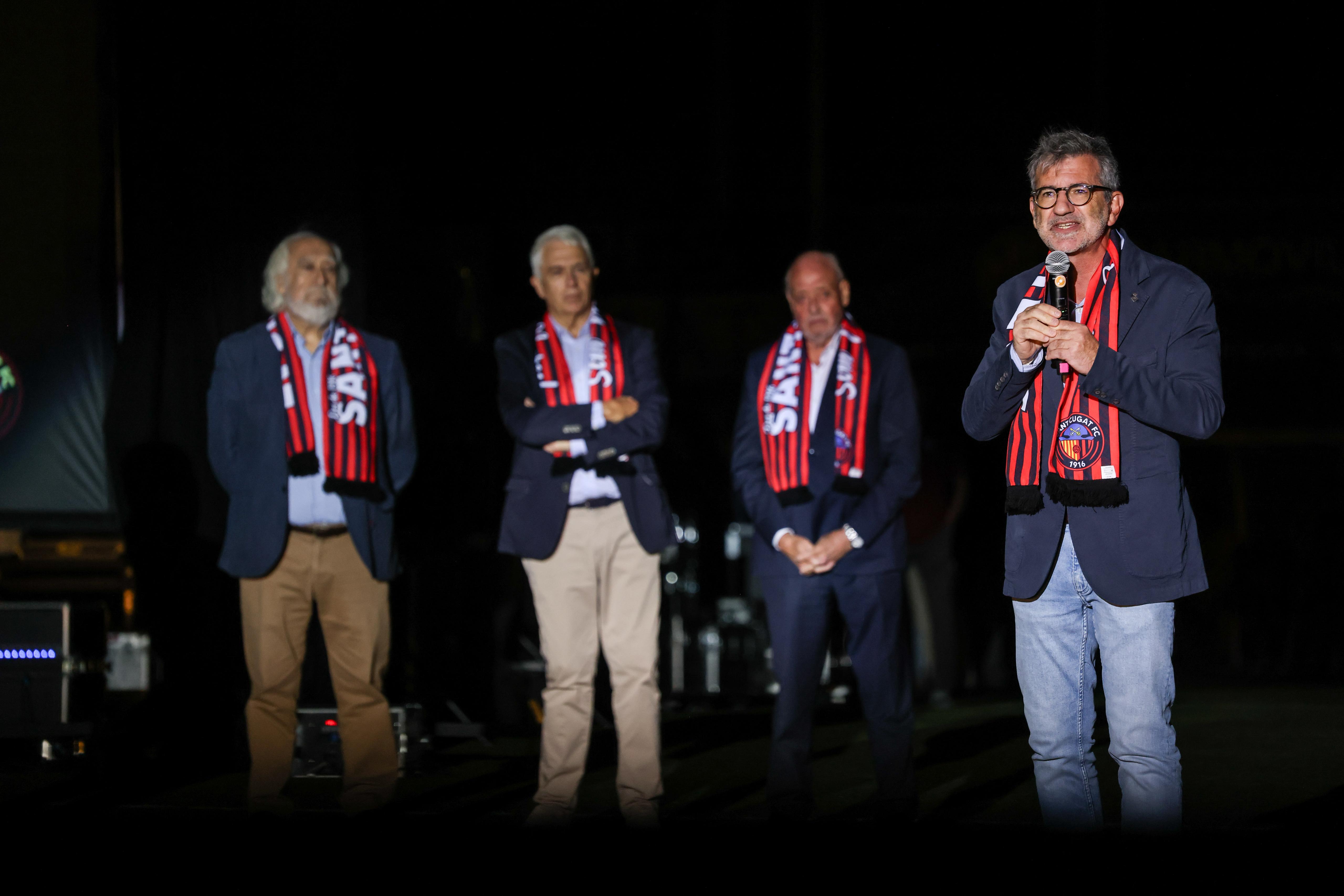 Presentació d'equips del Sant Cugat FC de la temporada 2025/2026. FOTO: Ajuntament