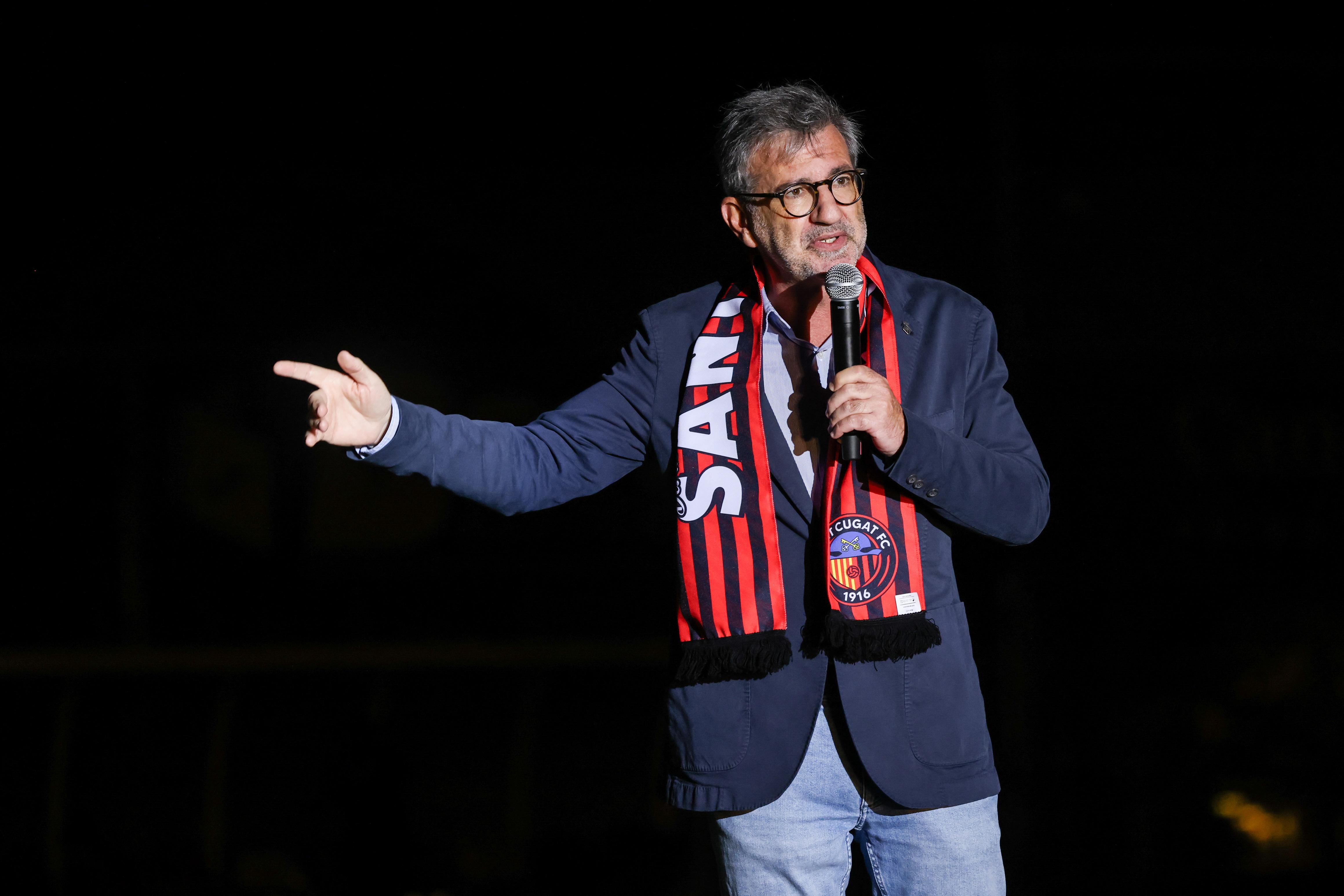 Presentació d'equips del Sant Cugat FC de la temporada 2025/2026. FOTO: Ajuntament