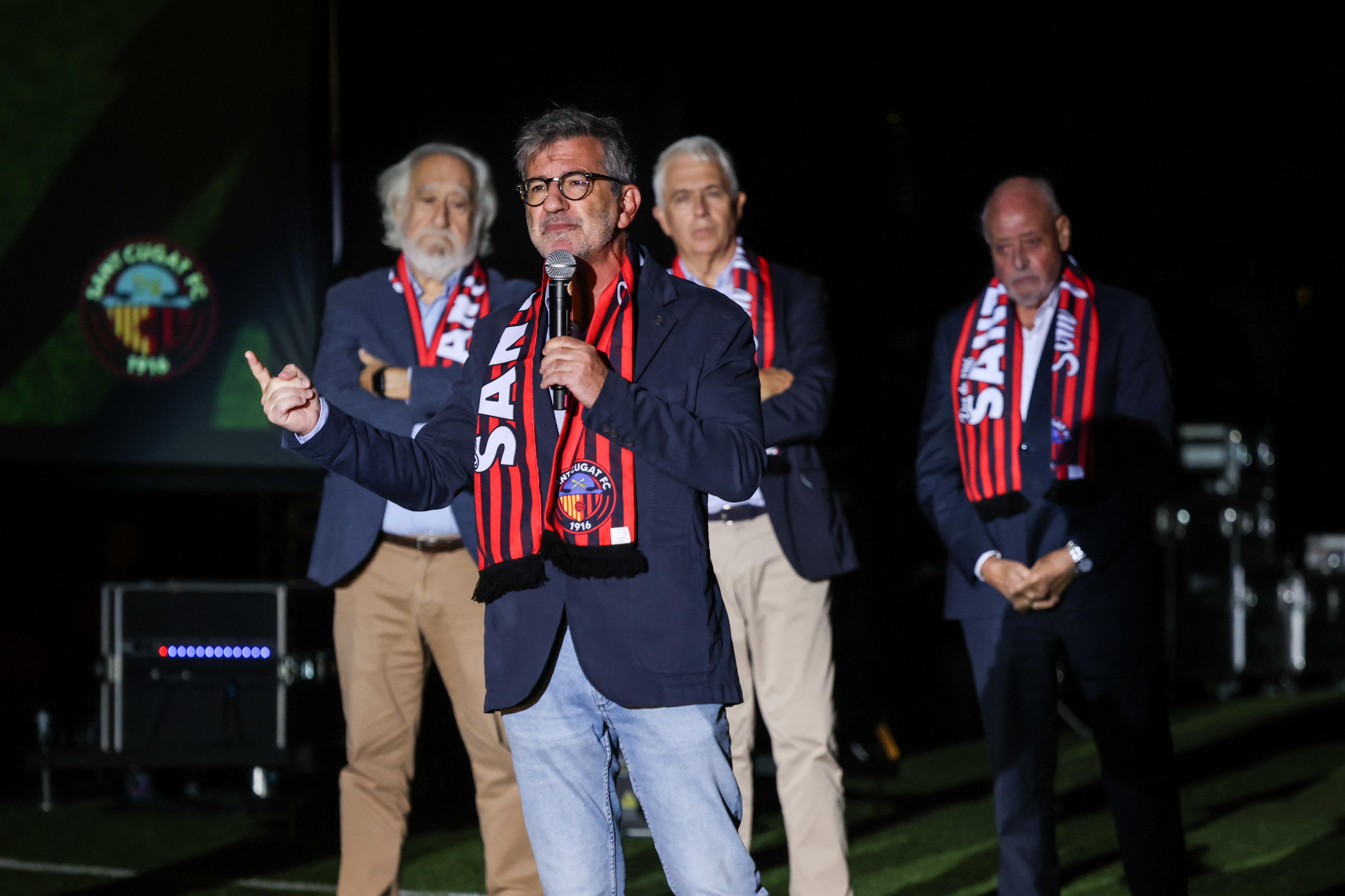 Presentació d'equips del Sant Cugat FC de la temporada 2025/2026. FOTO: Ajuntament
