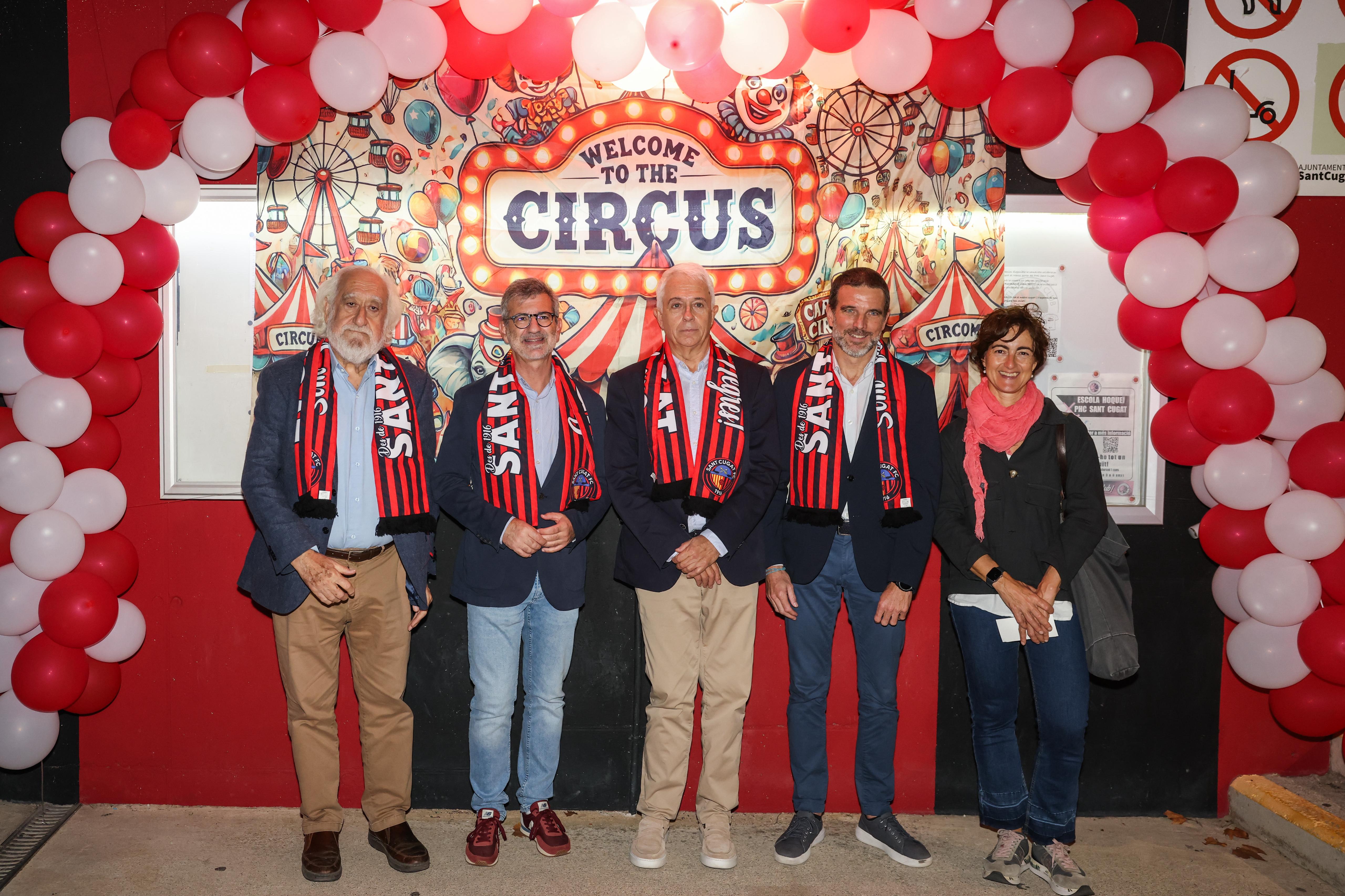 Presentació d'equips del Sant Cugat FC de la temporada 2025/2026. FOTO: Ajuntament