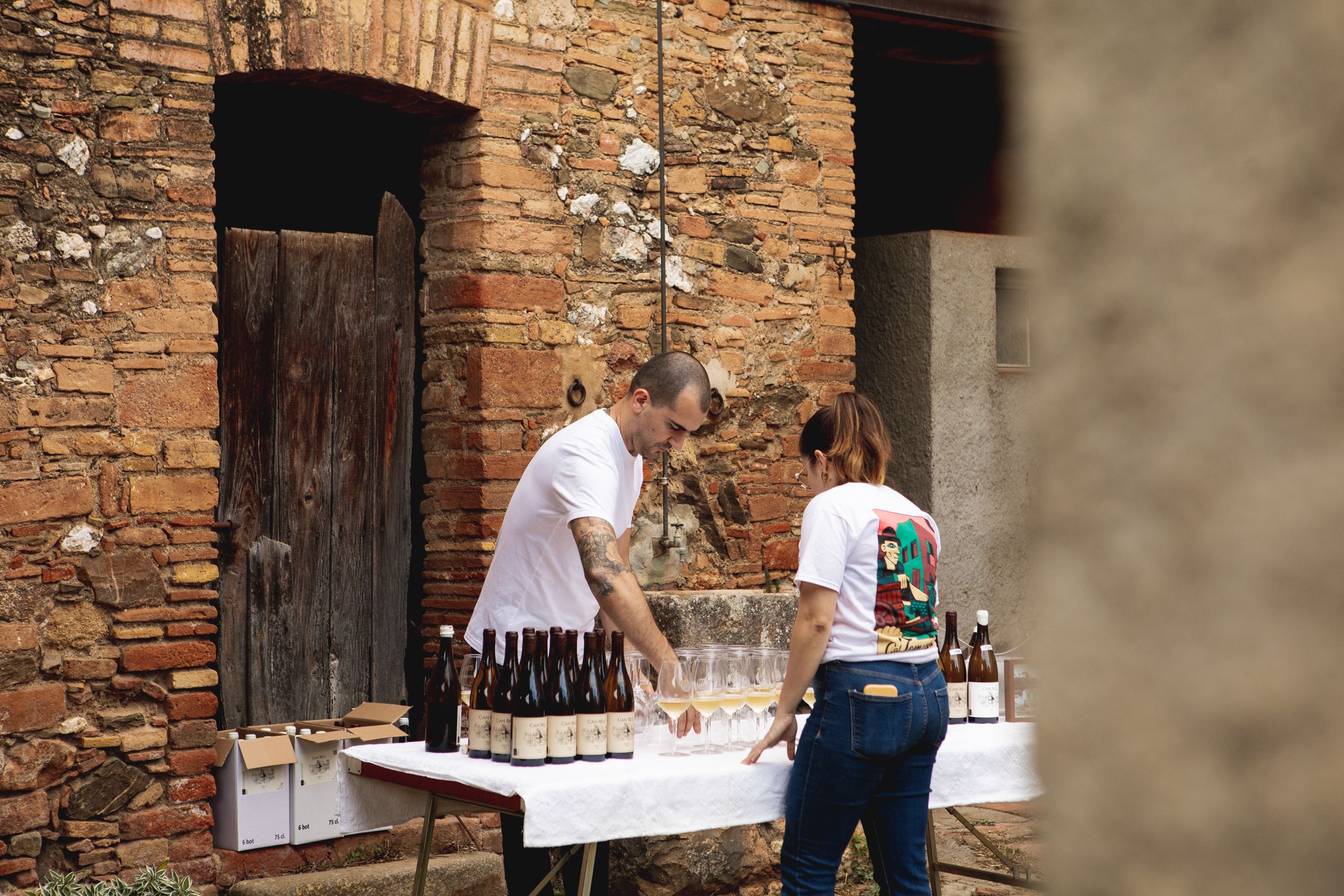 Visita a la Masia de Can Bell durant les Jornades Europees de Patrimoni a Sant Cugat. FOTO: Joana Arribas (TOT Sant Cugat)